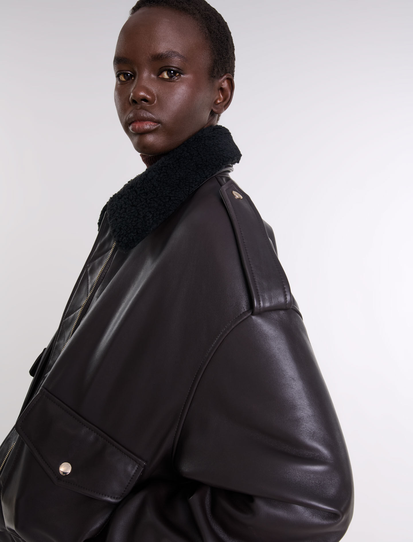 Leather jackets For Women | Maje
