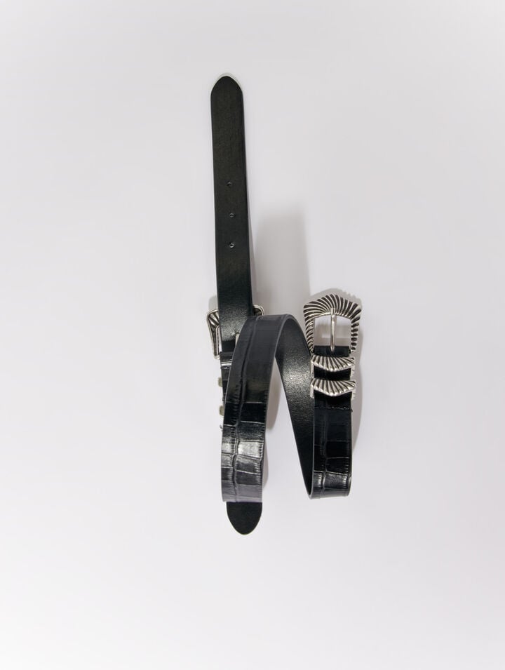 Double buckle belt