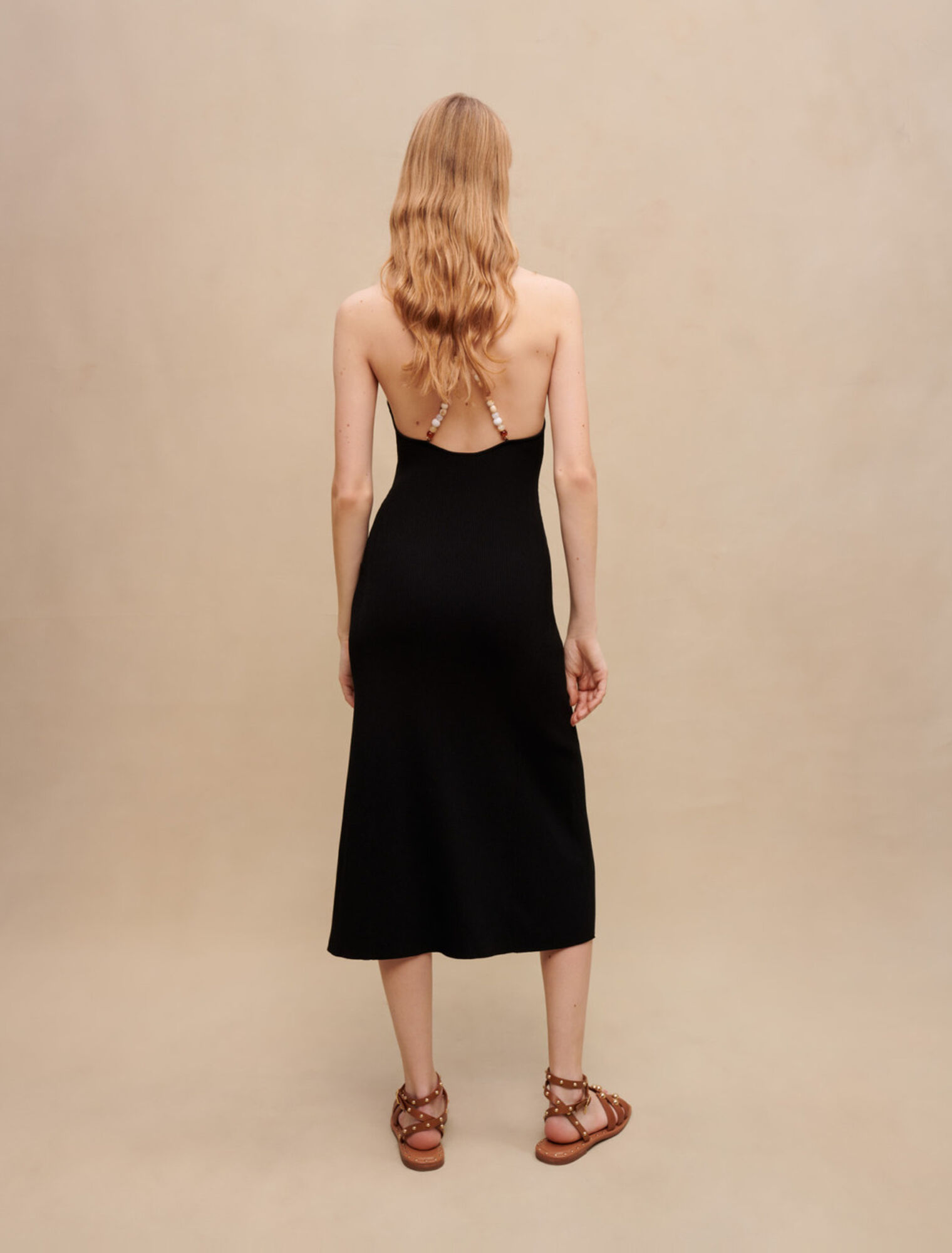 Long dress with chain detail