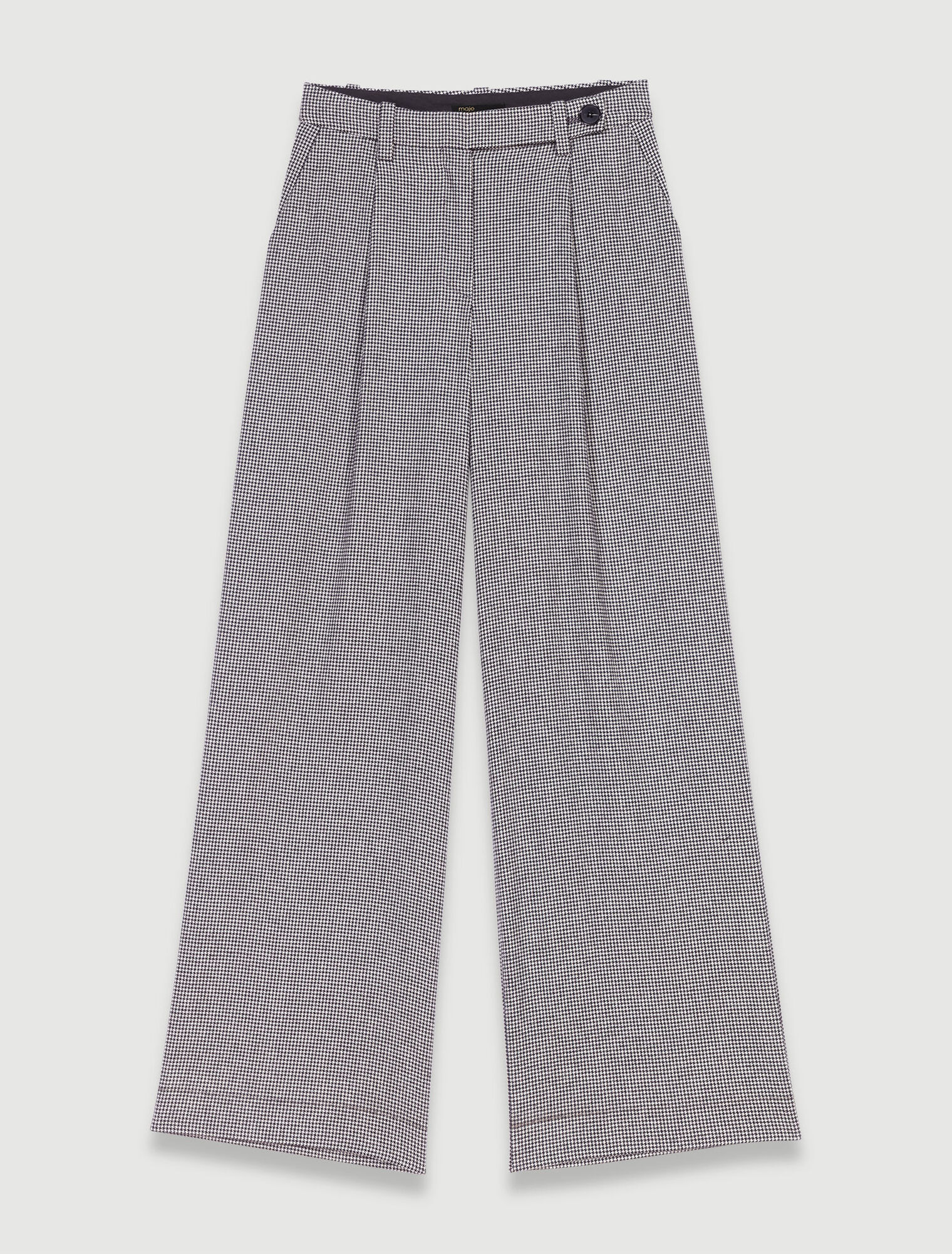 Wide-leg suit trousers