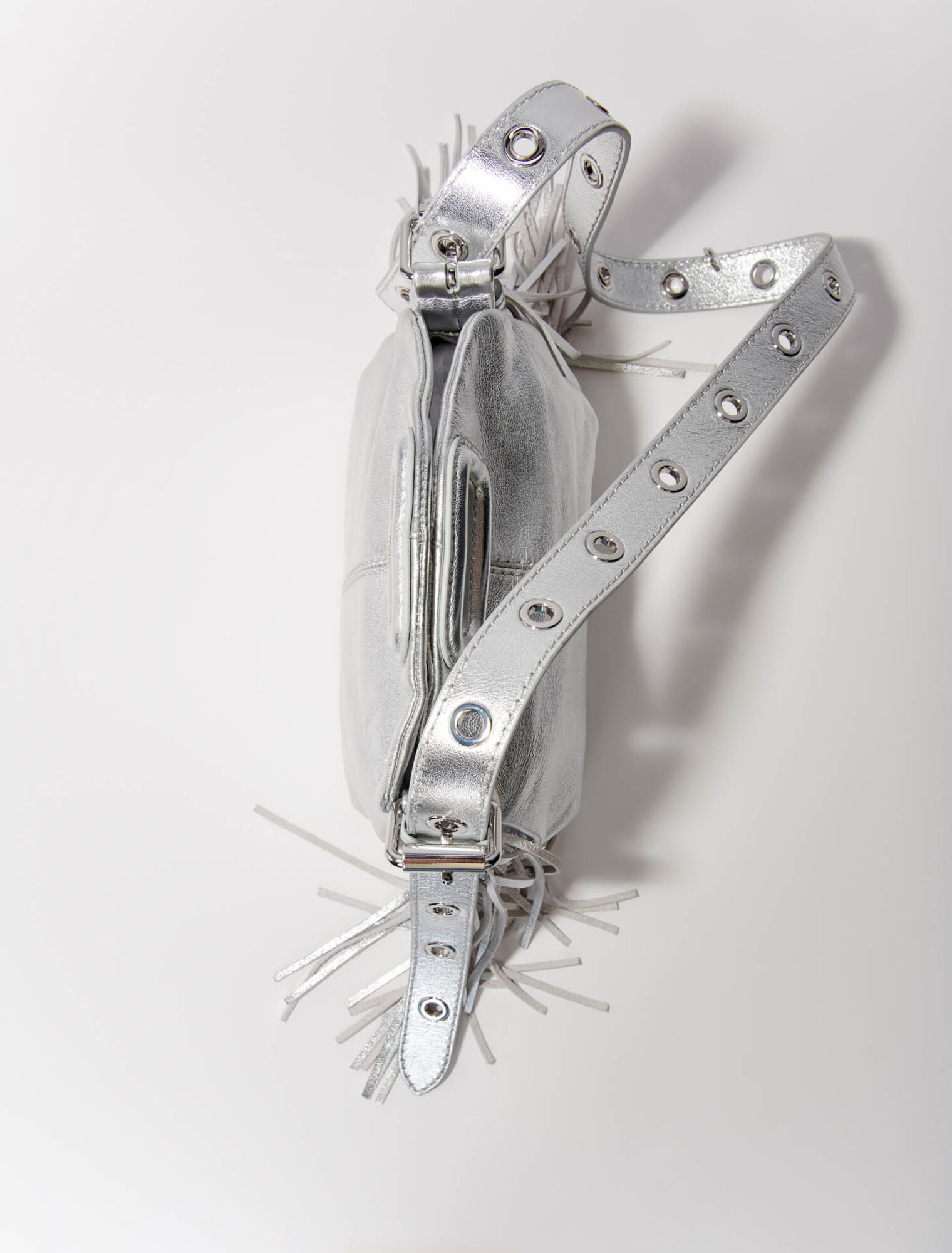 Metallic leather Miss M Mini bag