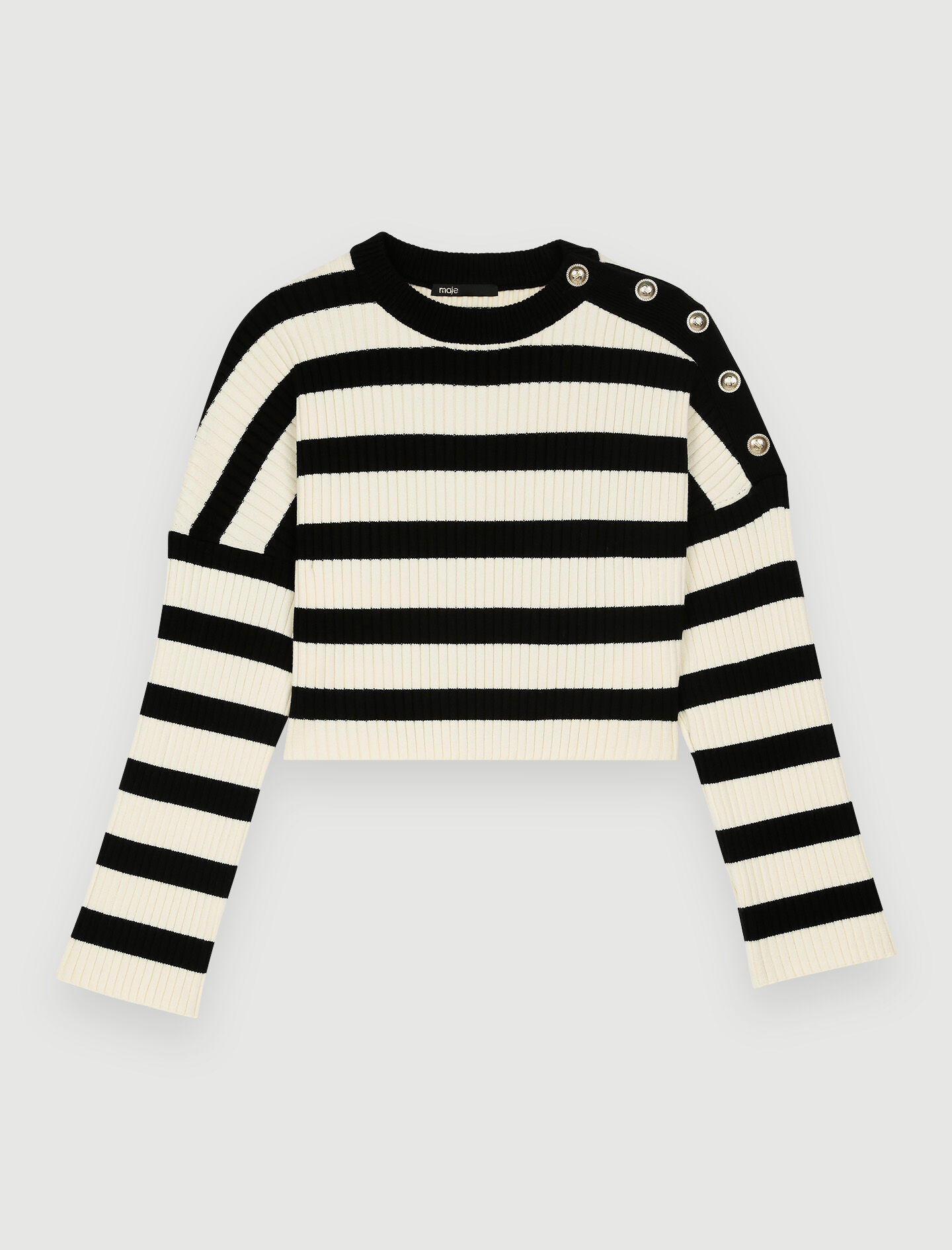 Striped knit jumper