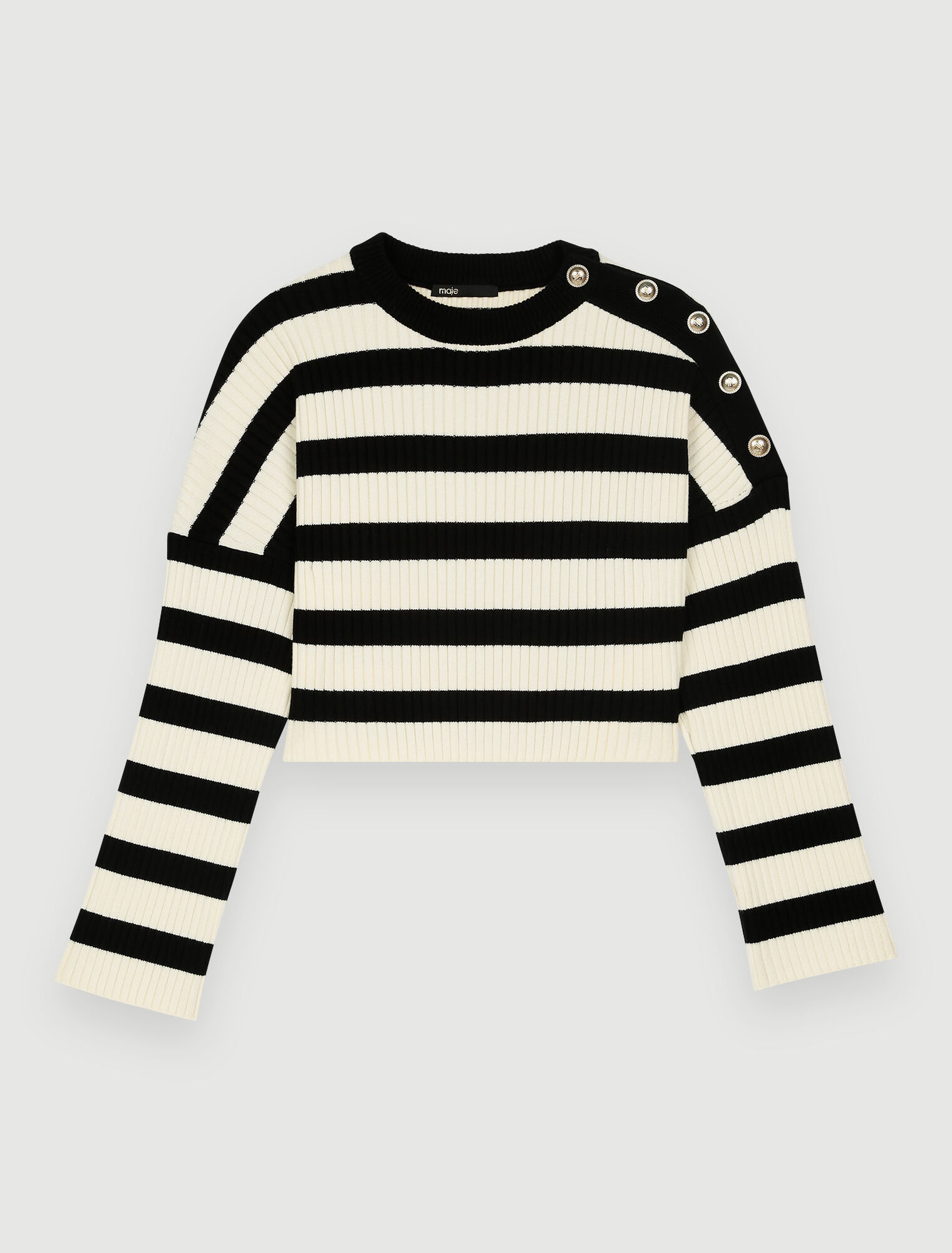 Striped knit jumper