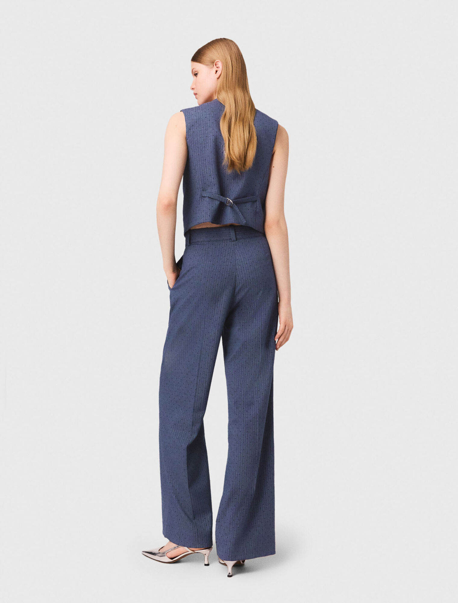 Rhinestone suit trousers