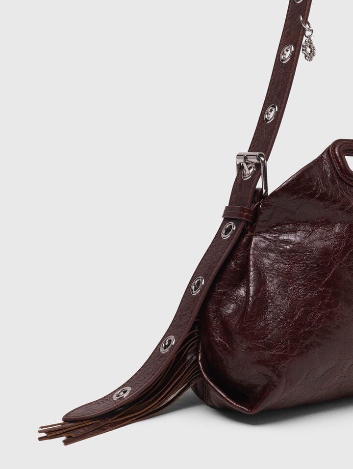 Crackled leather Miss M bag