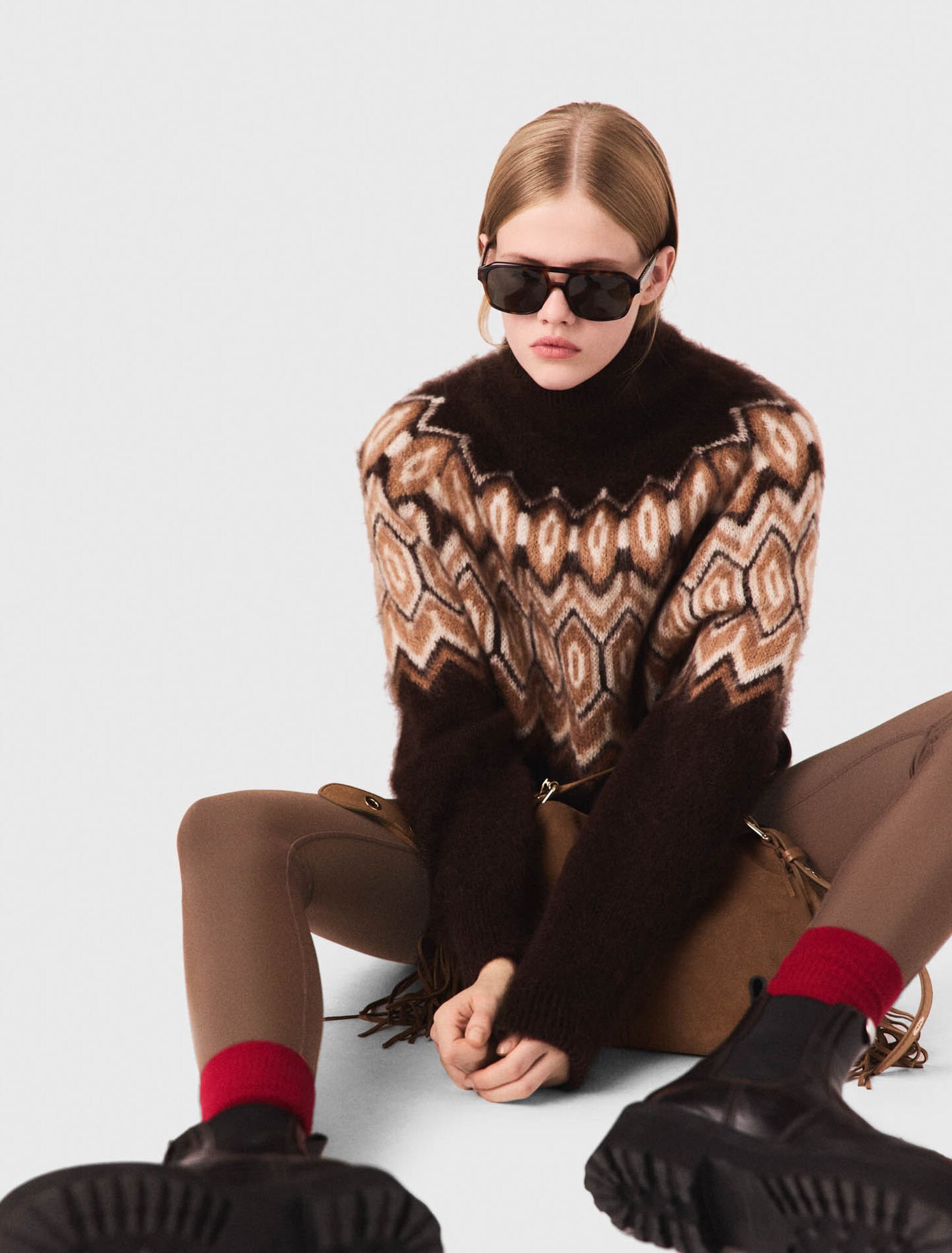 Fair Isle high-neck jumper Fair Isle high-neck jumper