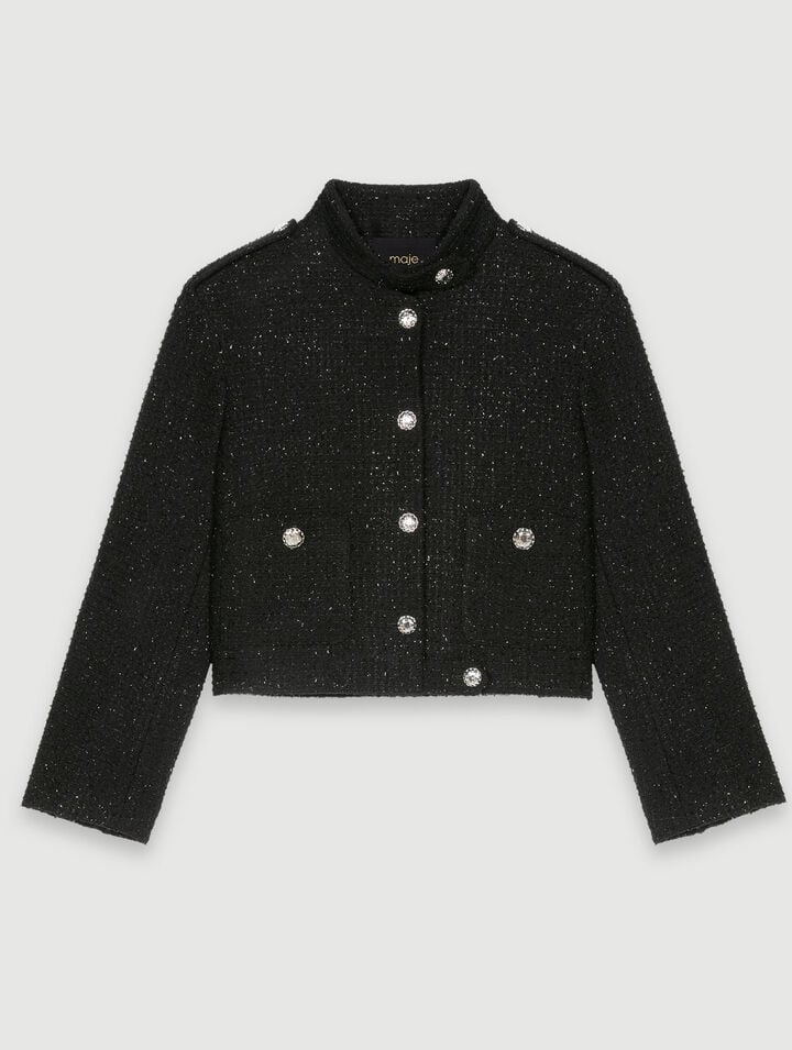 Short tweed jacket