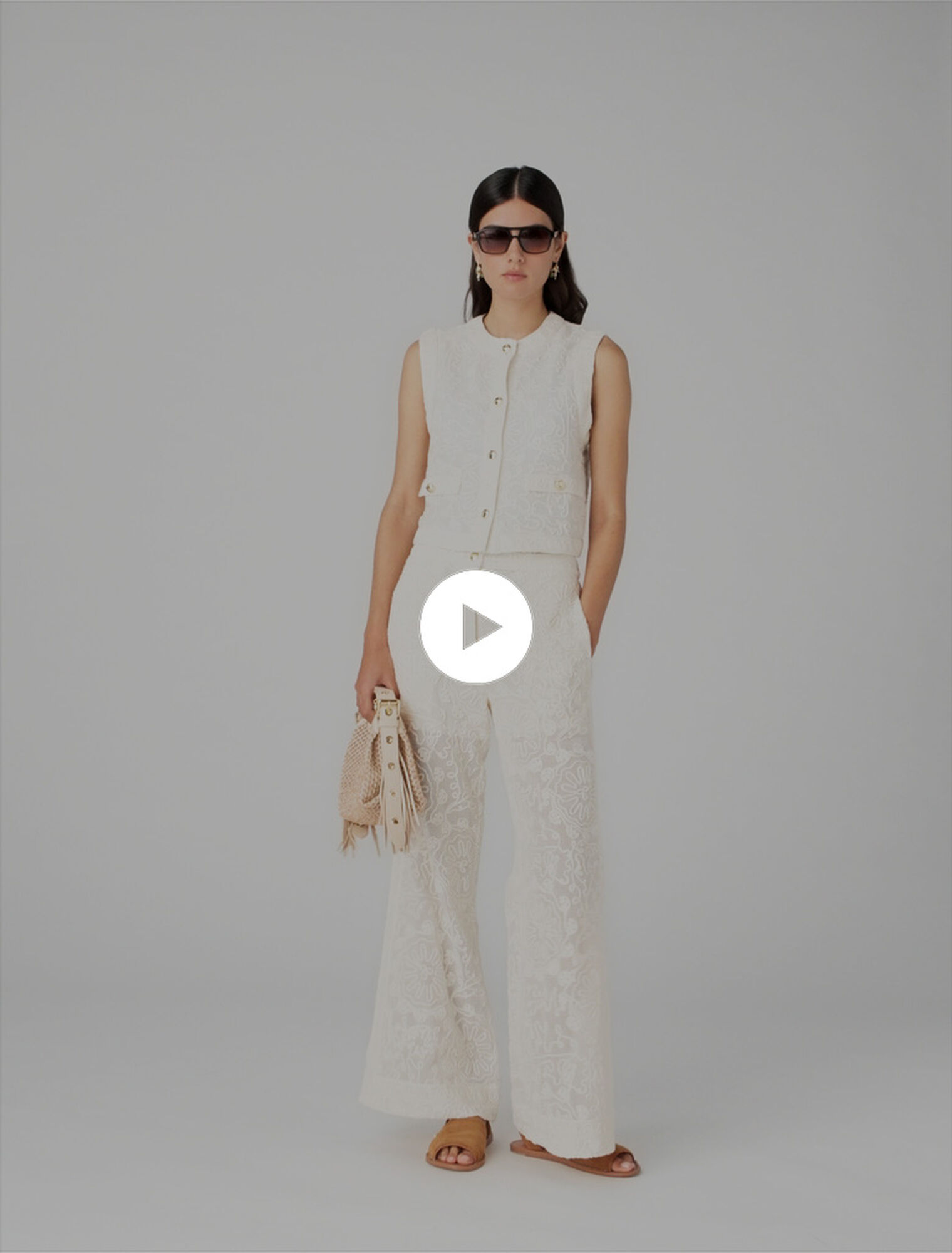 Guipure lace jacket