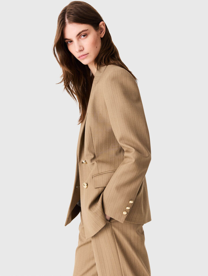 Double-breasted suit jacket
