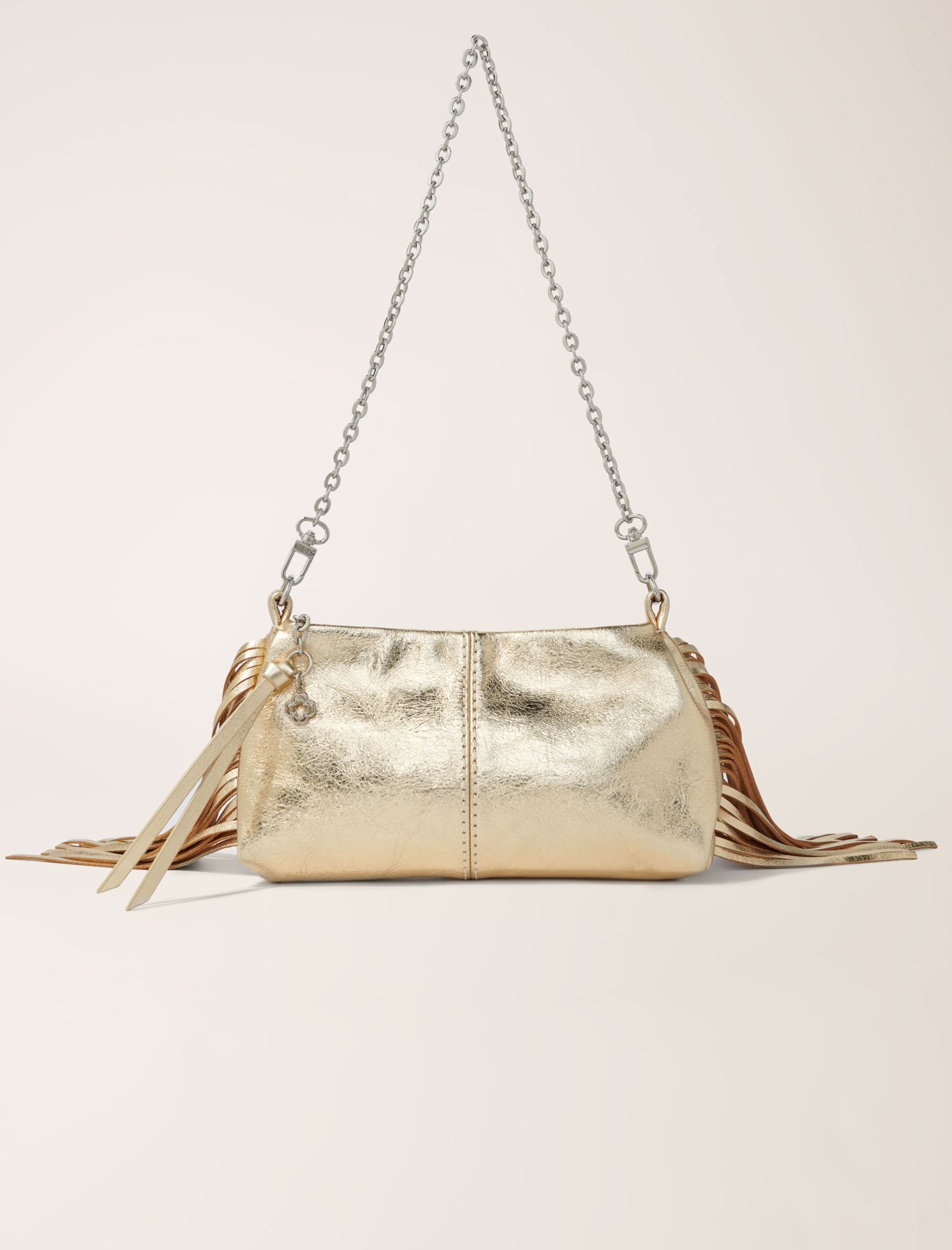 Woman's polyester Metallic leather Miss M clutch bag for Spring/Summer, size One Size, in color Gold / Yellow
