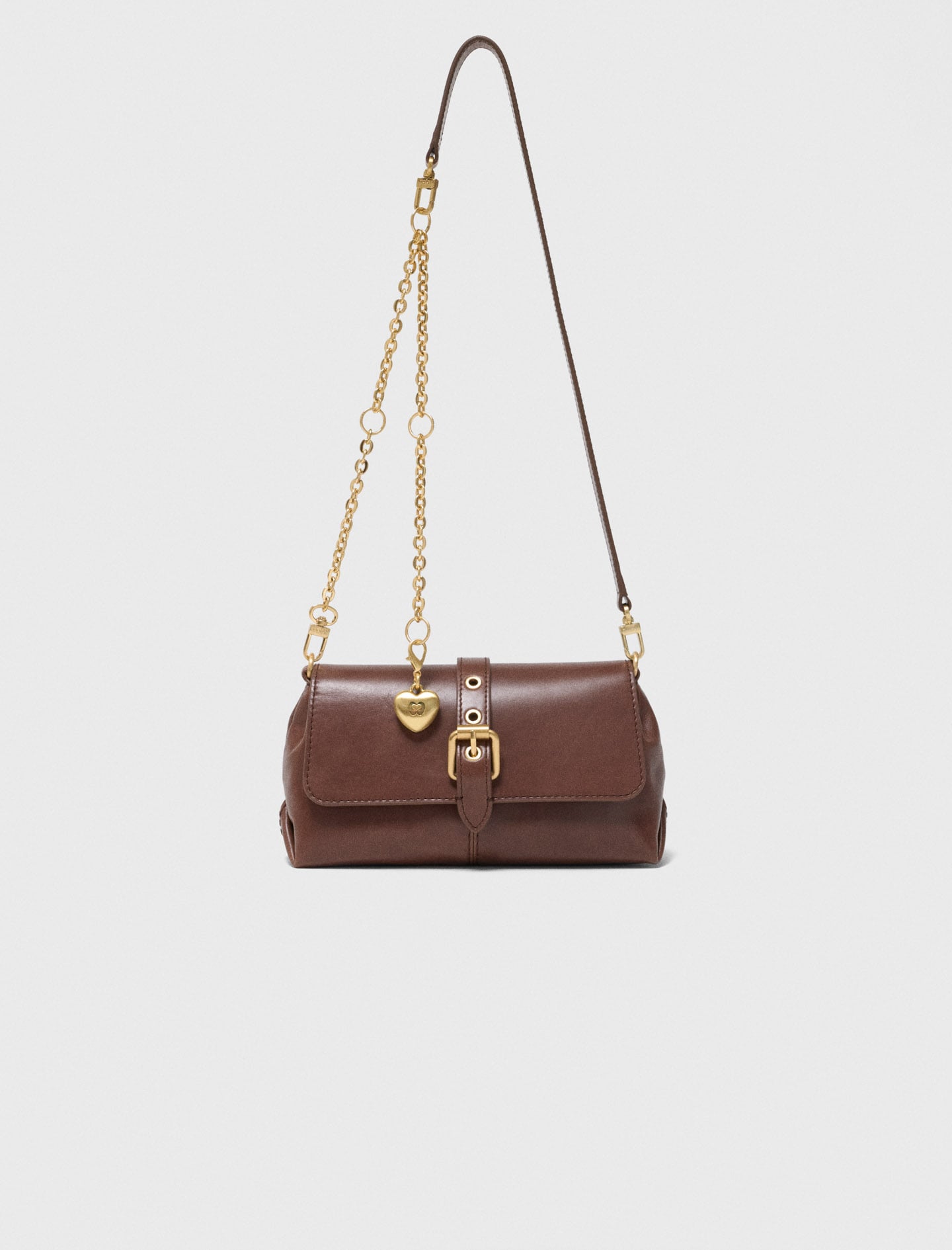 Vintage leather Miss M walk Brown For Women | Maje