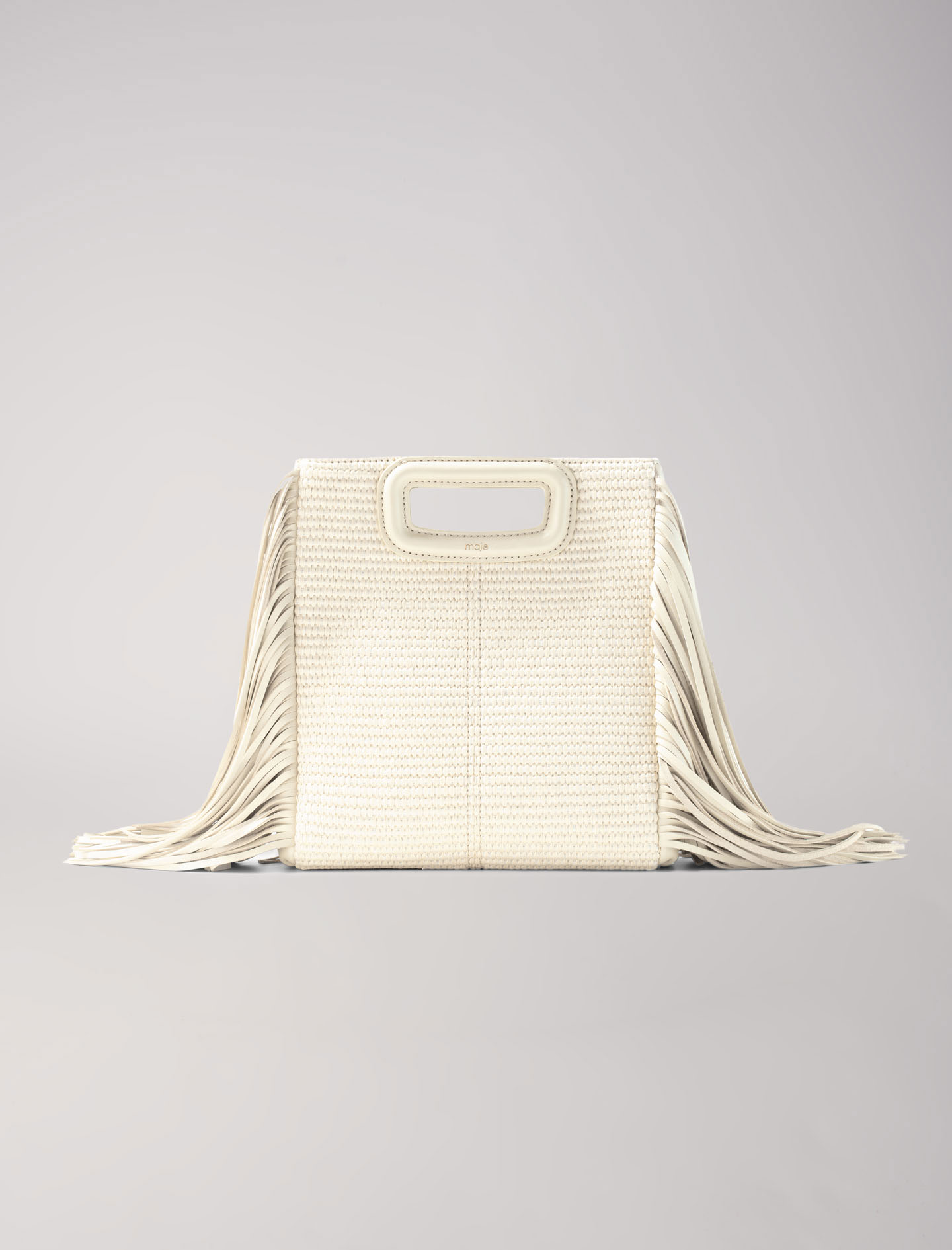 Mixte's polypropylene, Textile and raffia M bag for Spring/Summer, size Mixte-All Bags-OS (ONE SIZE), in color Beige / Beige