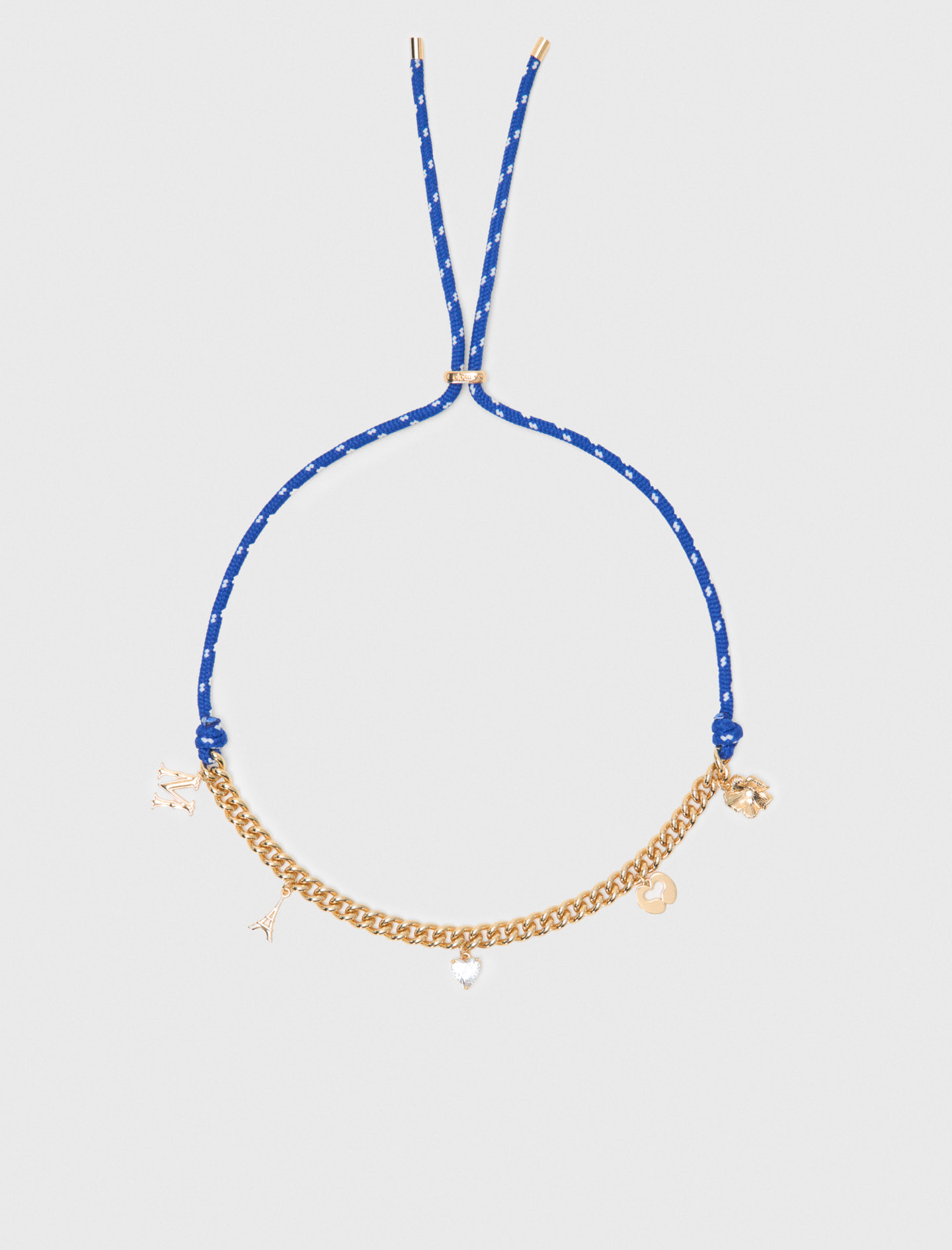 Sailor rope chain necklace Denim - Jeans For Women | Maje