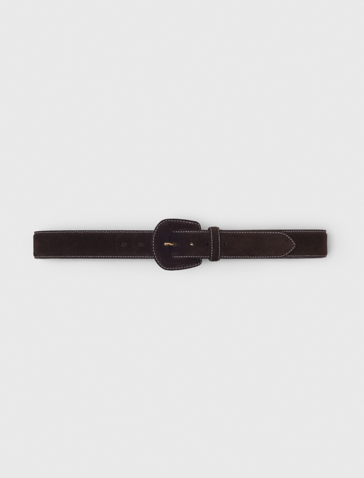 7257 Women\'s Zoe Belt, Drkespso, Brown Brown 25mm Belt | The Frye Company main image 2