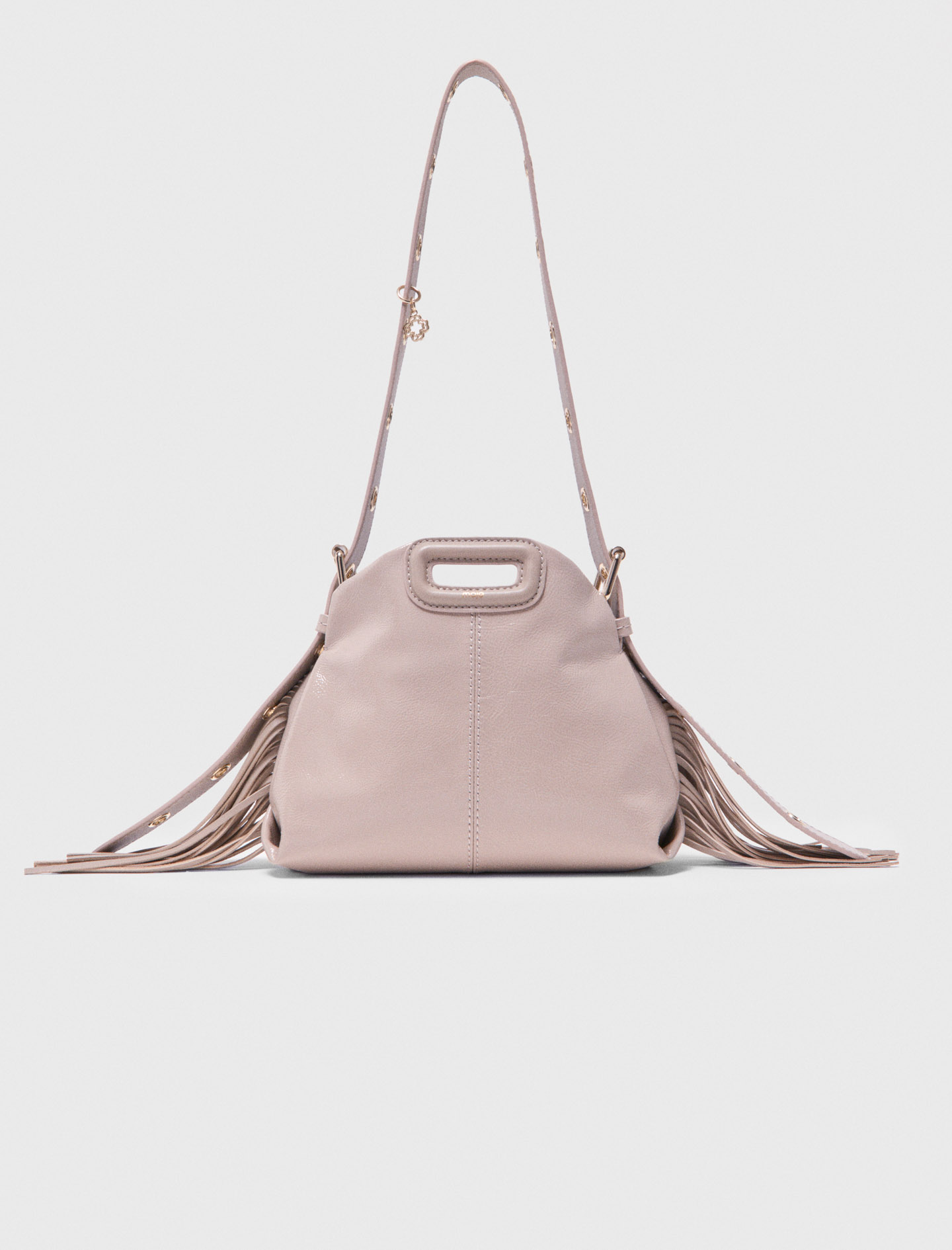 Naplak leather Miss M Mini bag Natural For Women | Maje