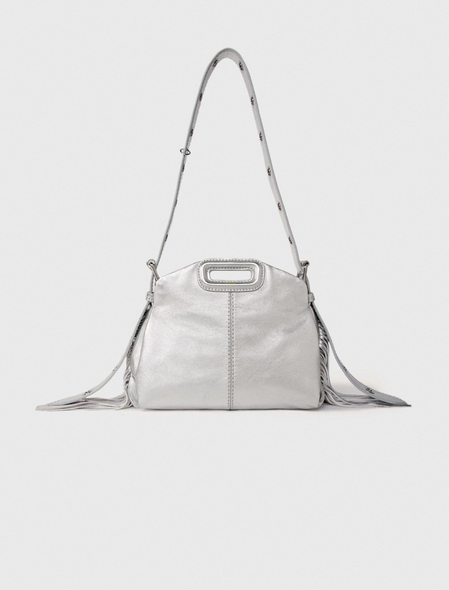 Woman's polyester Metallic leather Miss M Mini bag for Fall/Winter, size One Size, in color Silver / Grey