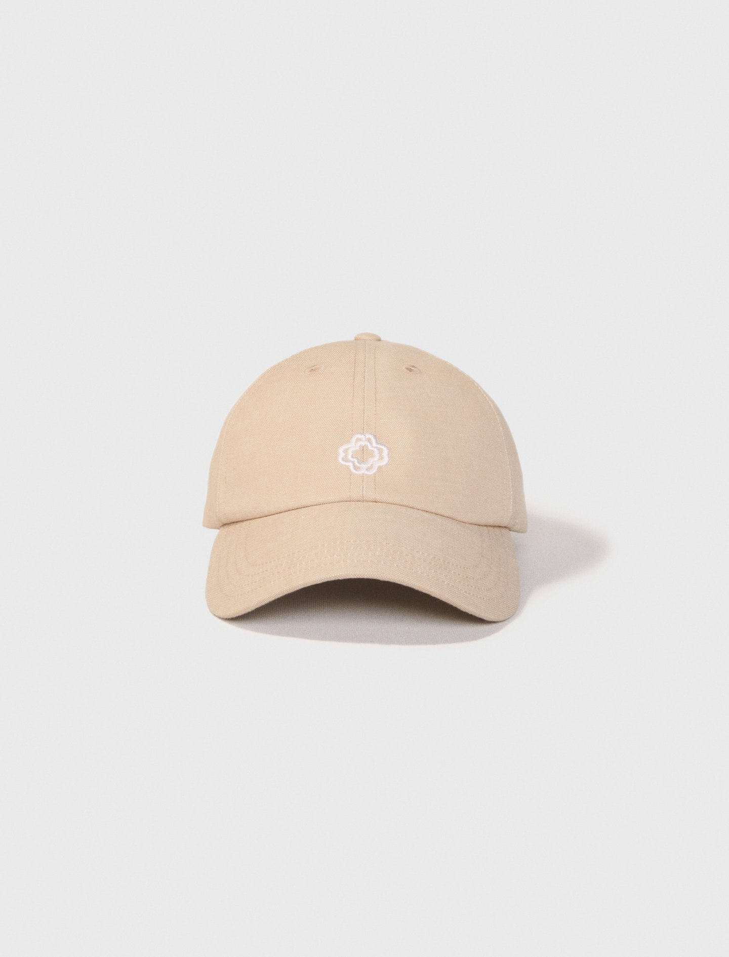 Woman's linen Linen cap for Spring/Summer, size One Size, in color Ecru / Beige