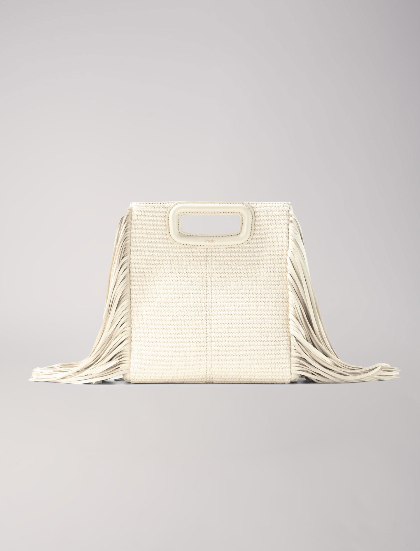 Woman's polypropylene, Textile and raffia M bag for Spring/Summer, size Woman-All Bags-OS (ONE SIZE), in color Beige / Beige