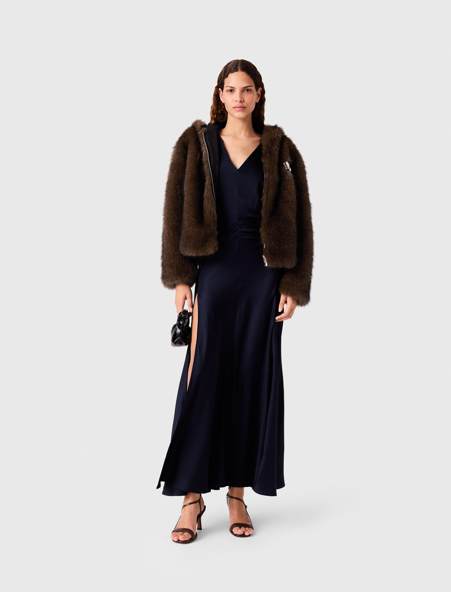 Oversized Faux Fur Jacket