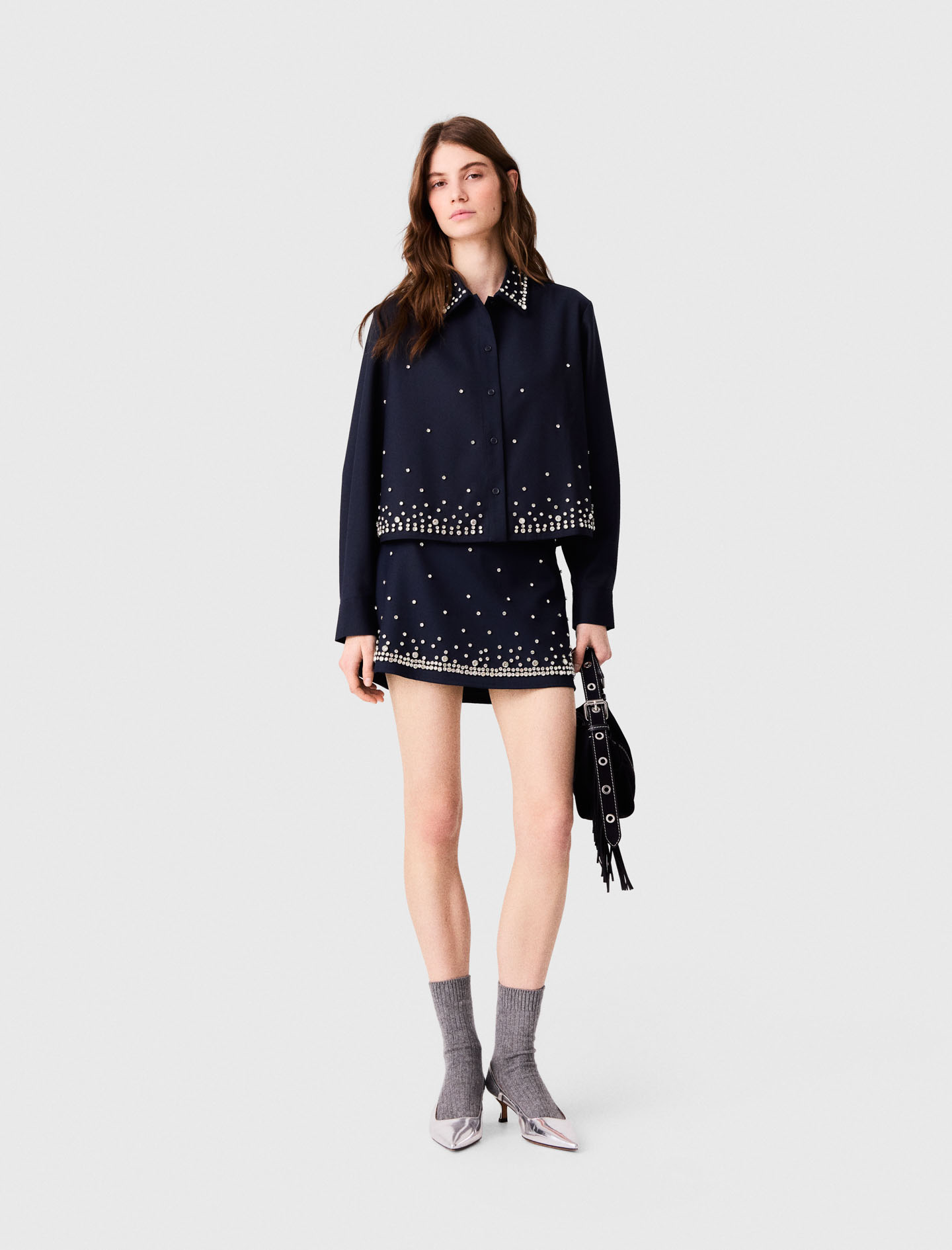Short Rhinestone Shirt