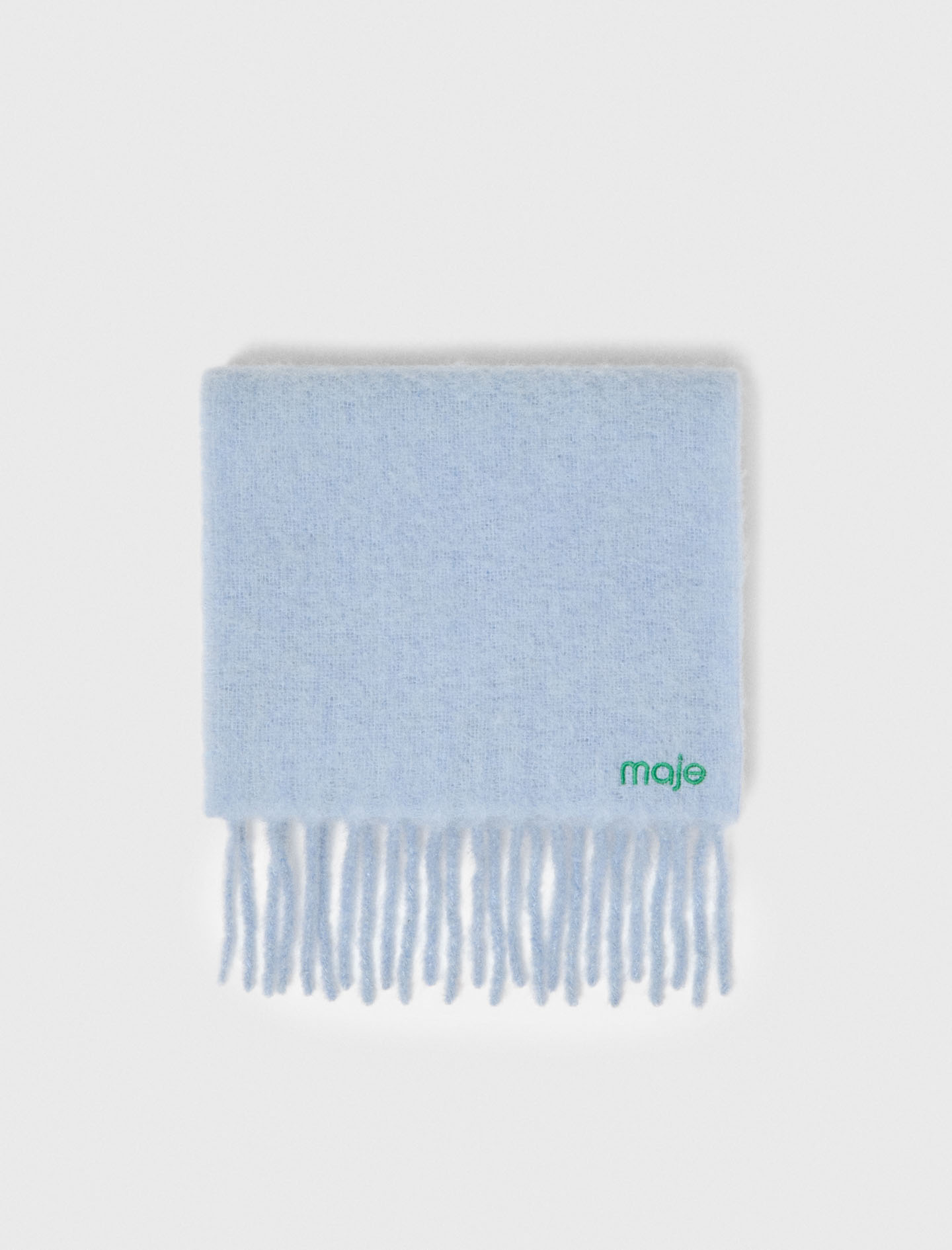 Wool and alpaca blend scarf