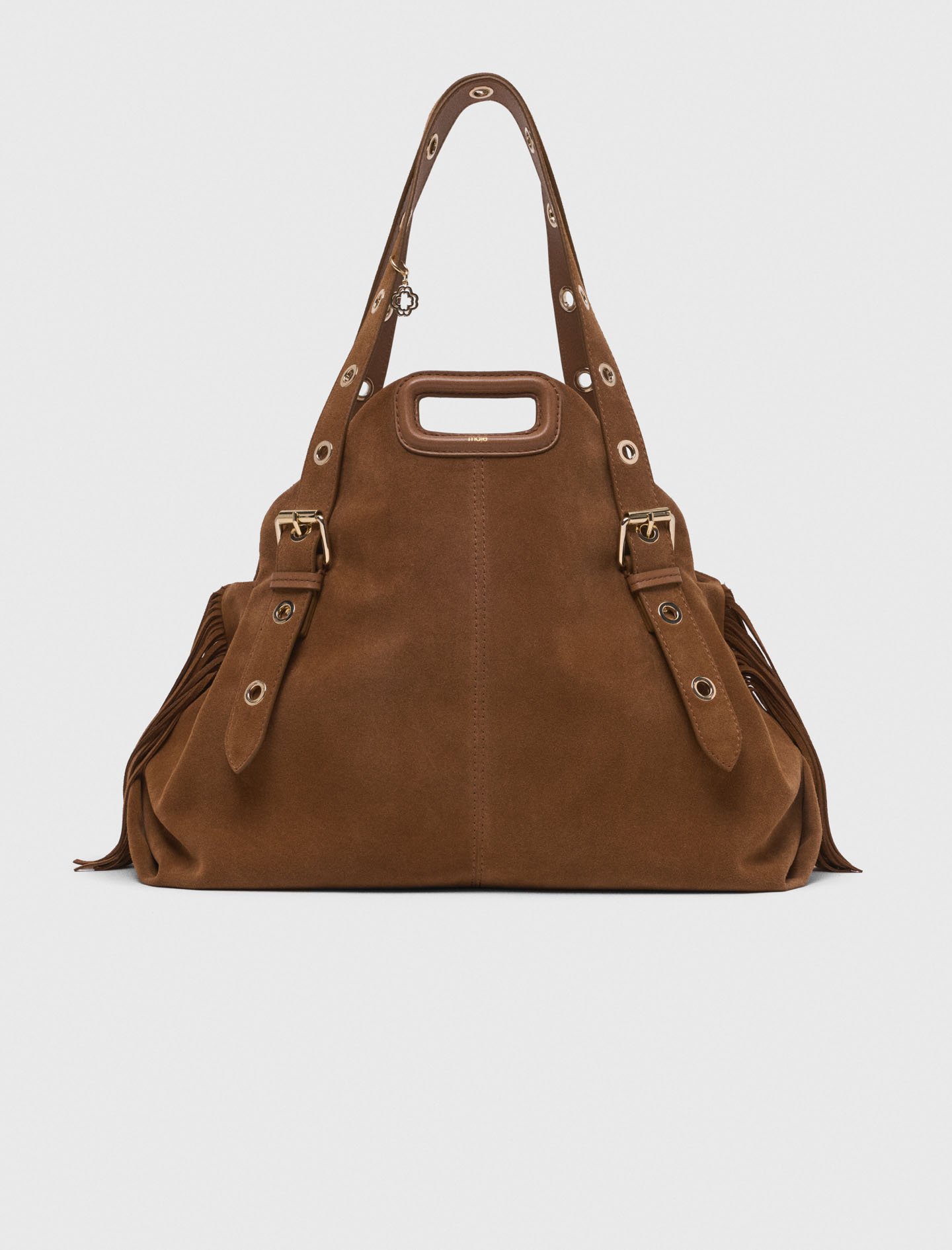 Woman's leather Suede Miss M XL bag for Fall/Winter, size One Size, in color Camel / Brown