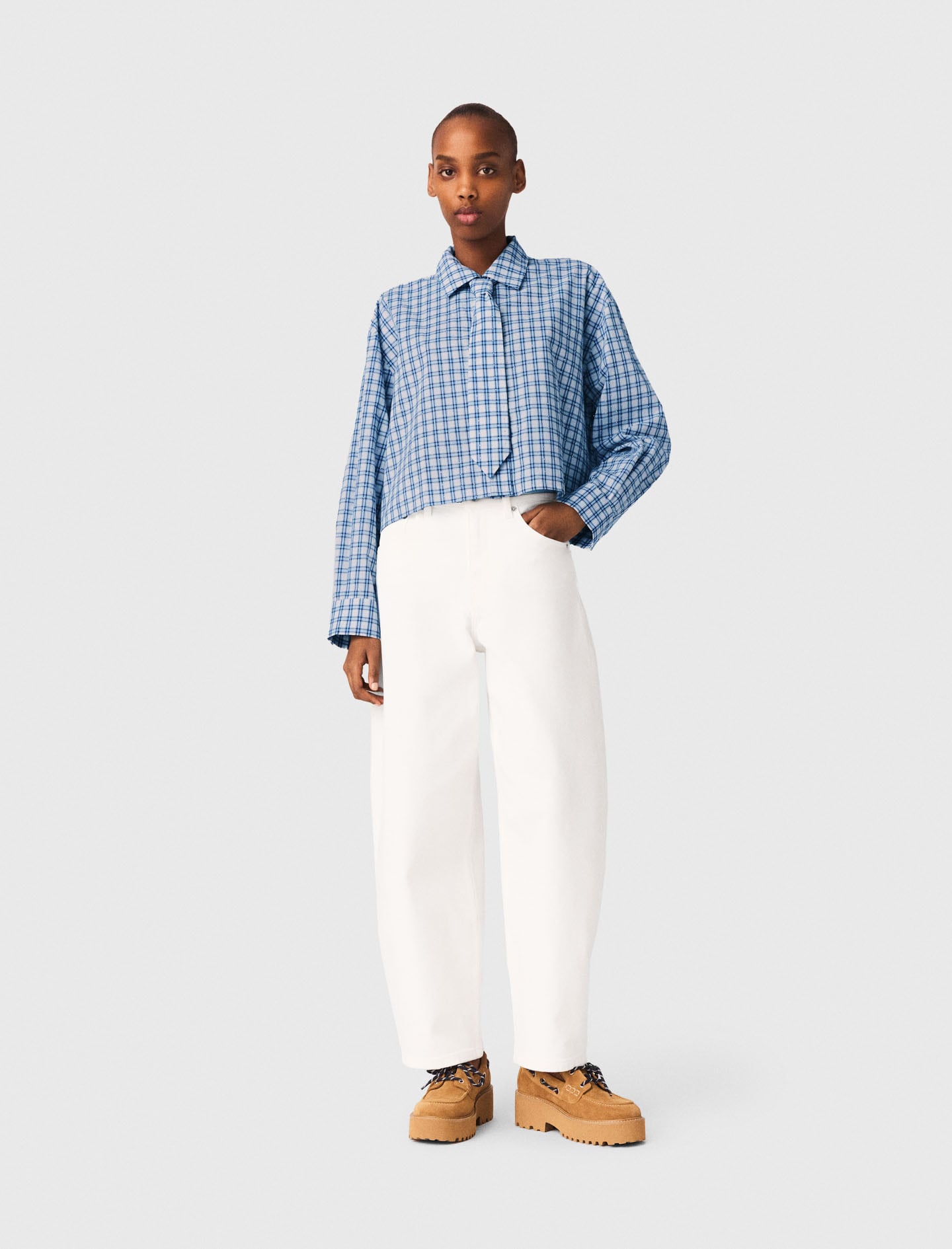 Maje US: Rhinestone Shirt With Removable Tie - product image