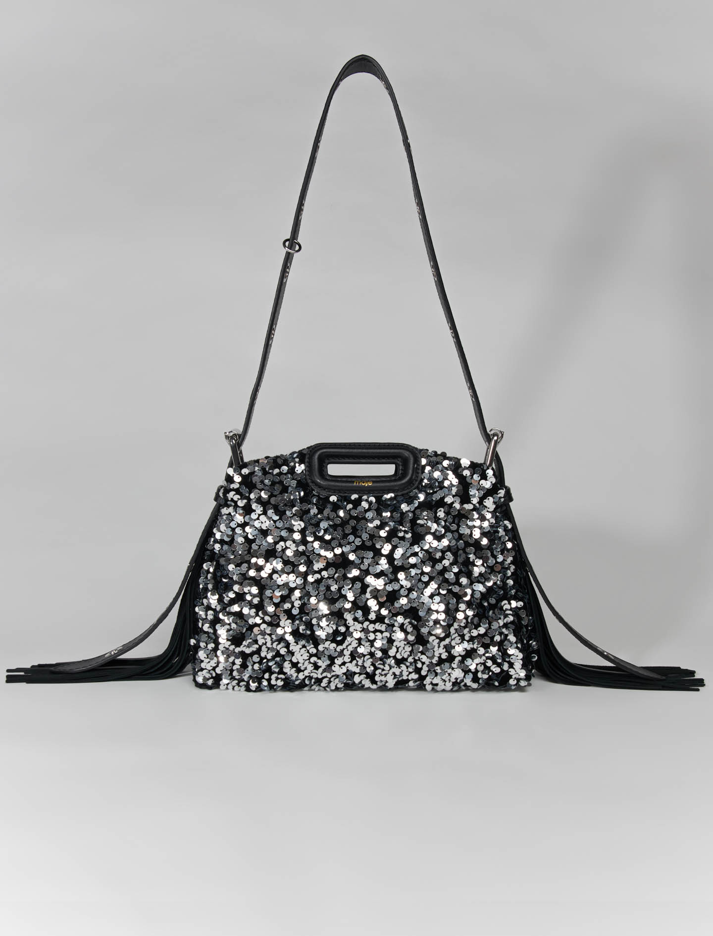 Mixte's polyester, Sequin mini Miss M bag for Fall/Winter, size Mixte-All Bags-OS (ONE SIZE), in color Black / Black