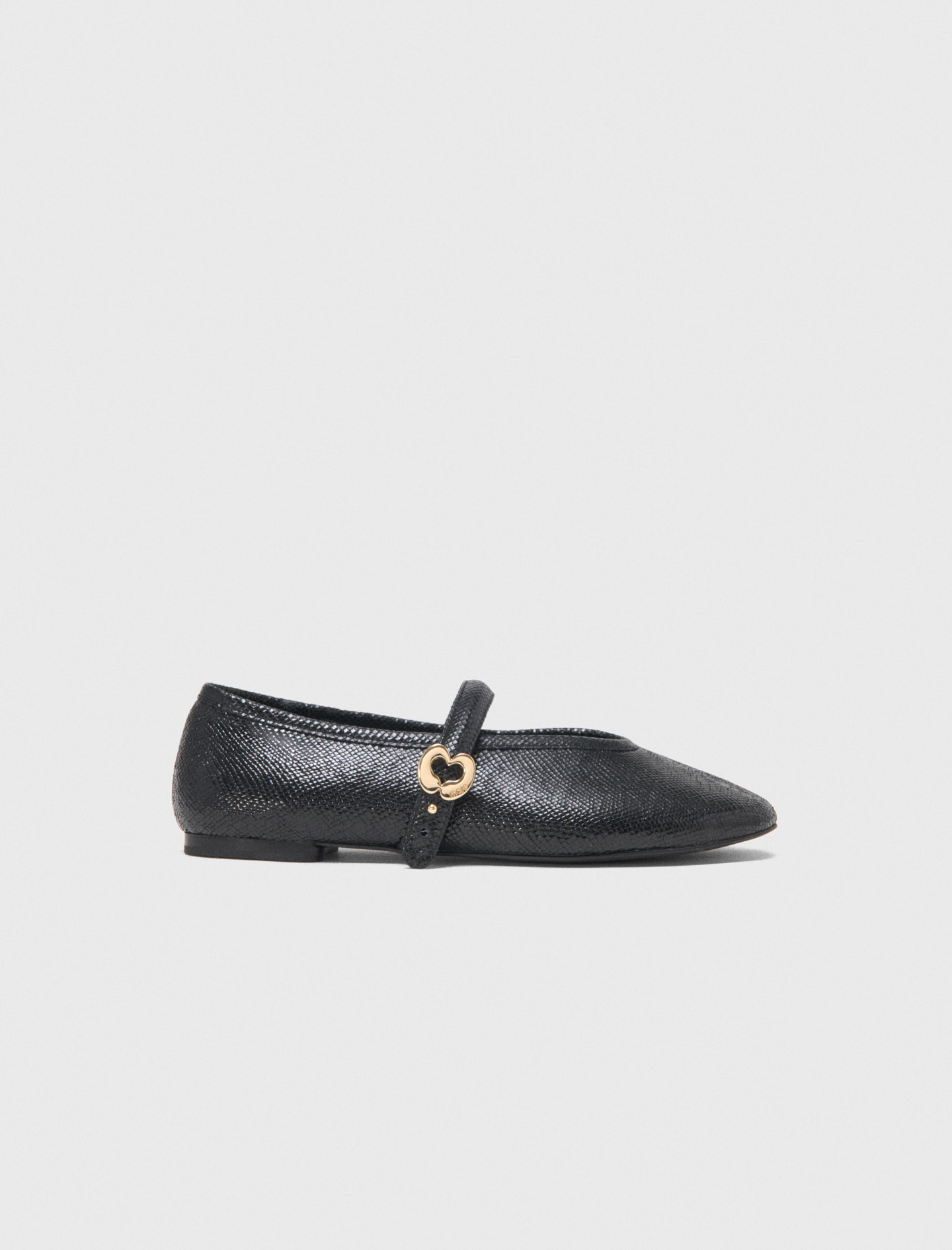 Embossed Ballet Flats