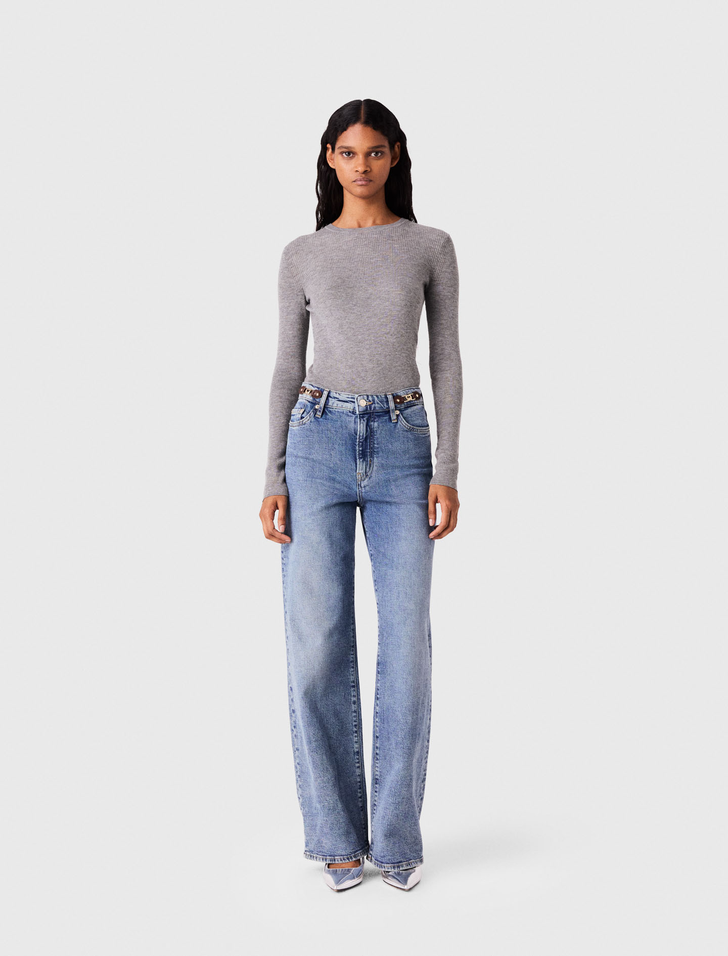 Second-Skin Round Neck Sweater