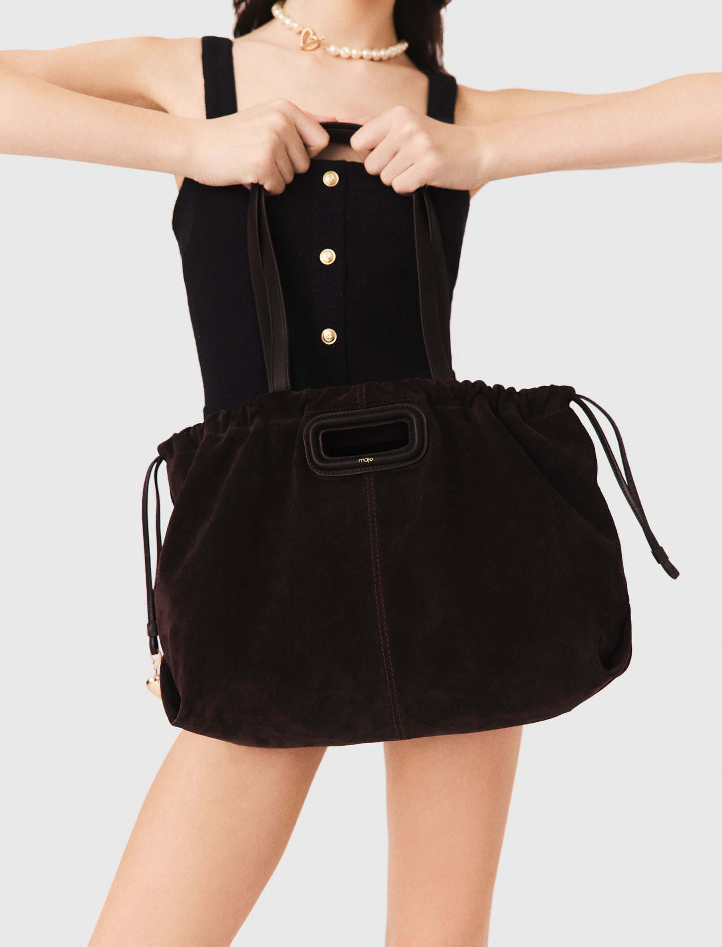 Suede Milpli Tote Bag