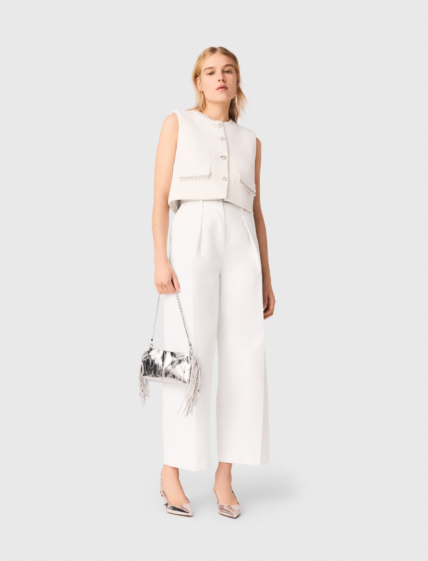 Maje Balloon suit trousers