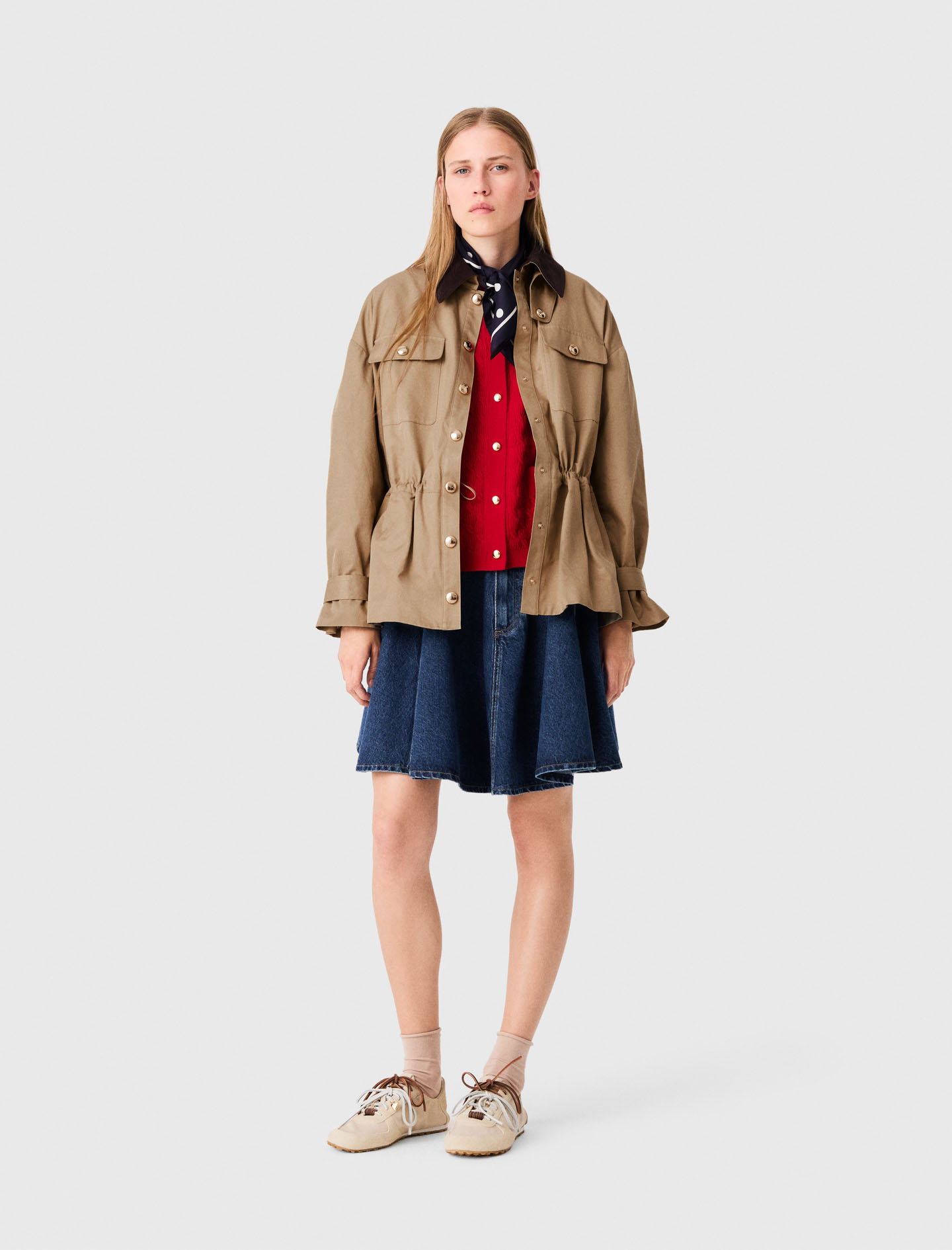 Coat with removable lining Natural For Women | Maje