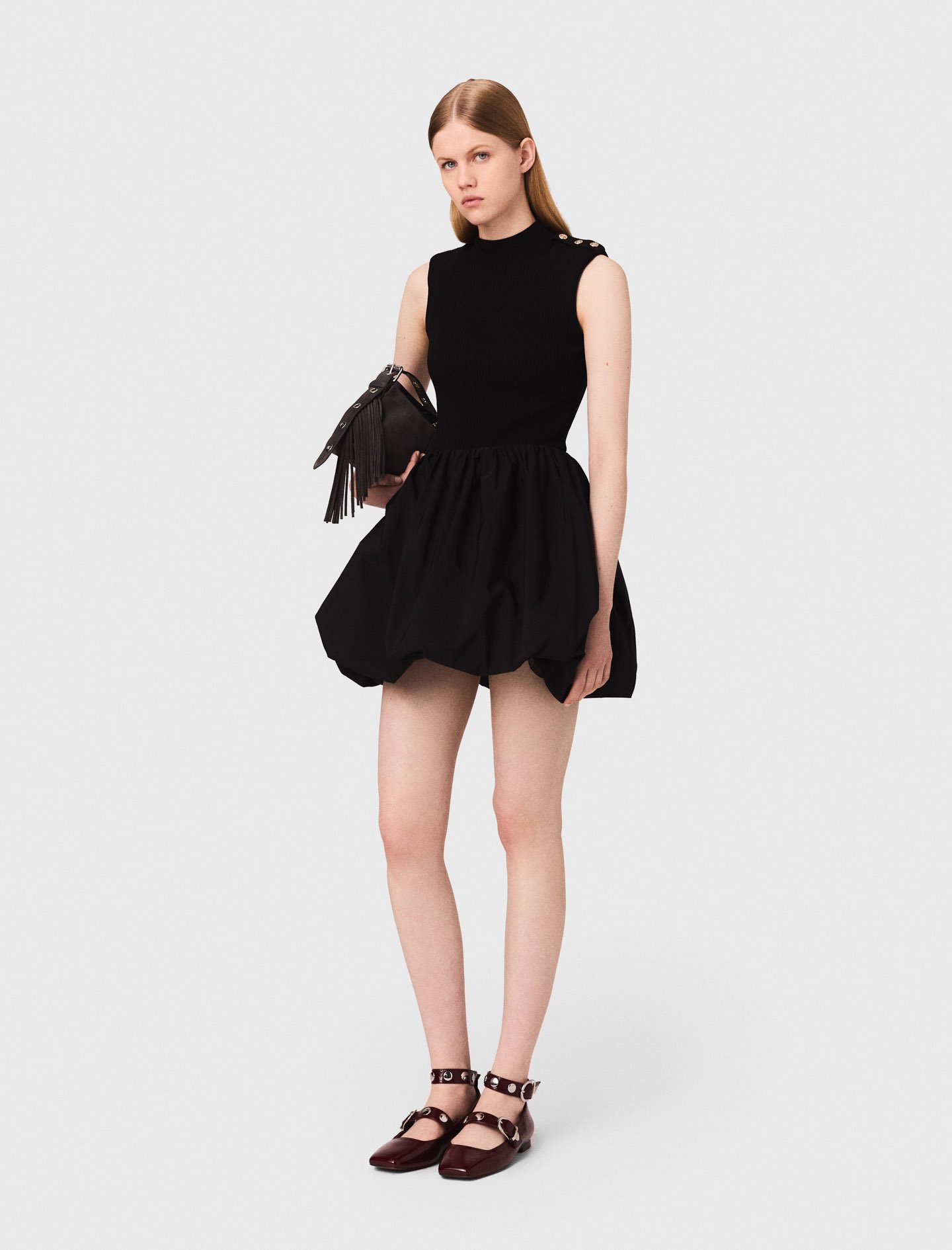 スカート andmary Tess blouse mini dress black スカート andmary Tess blouse mini dress black Tess blouse