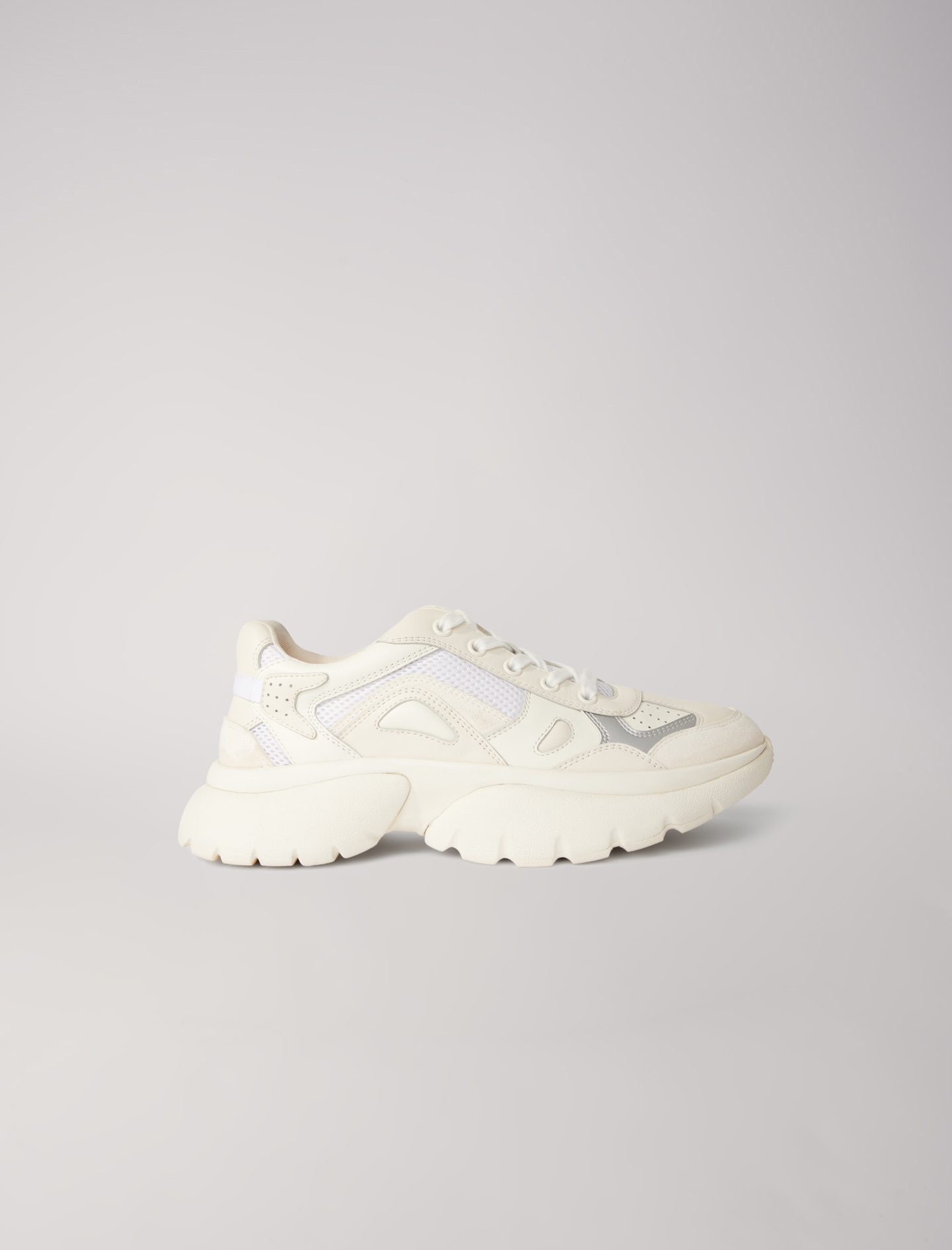 Maje Woman's cotton Outer sole: 123W20NEO for Fall/Winter, in color Off White / White