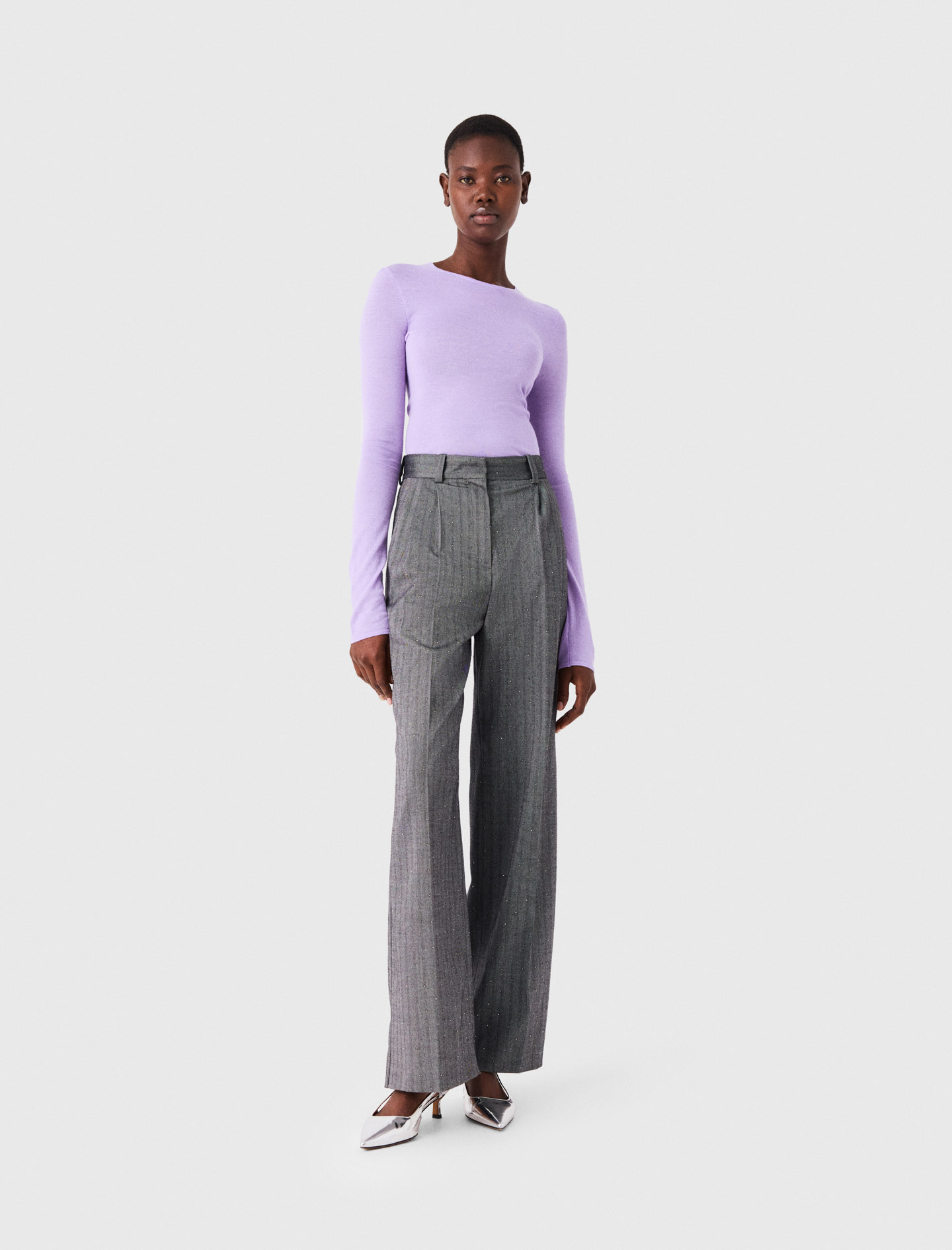 Second-Skin Round Neck Sweater