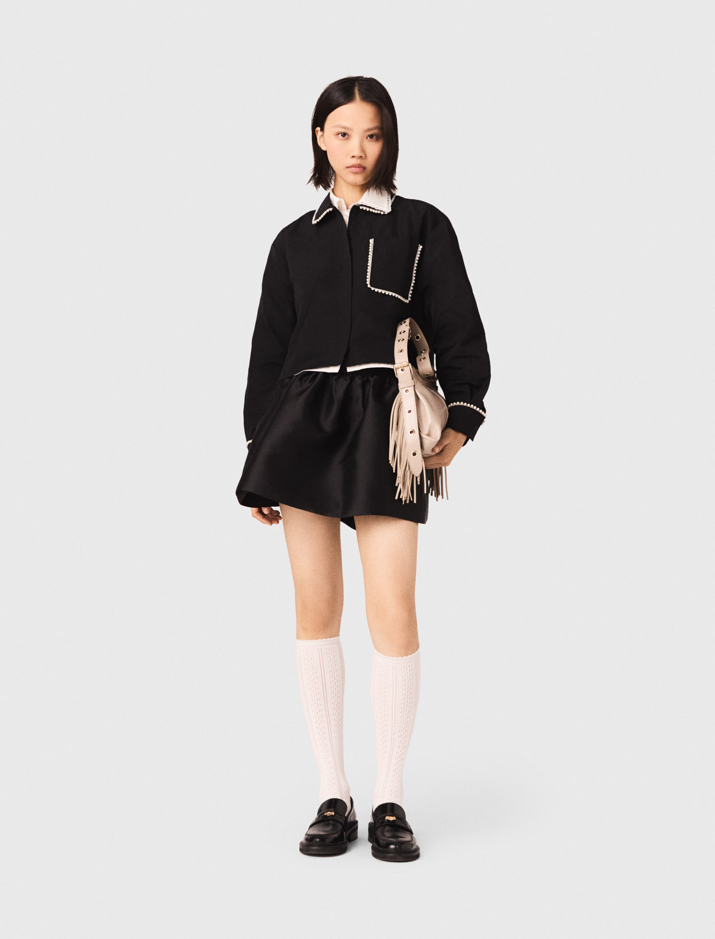 Maje Taffeta shirt