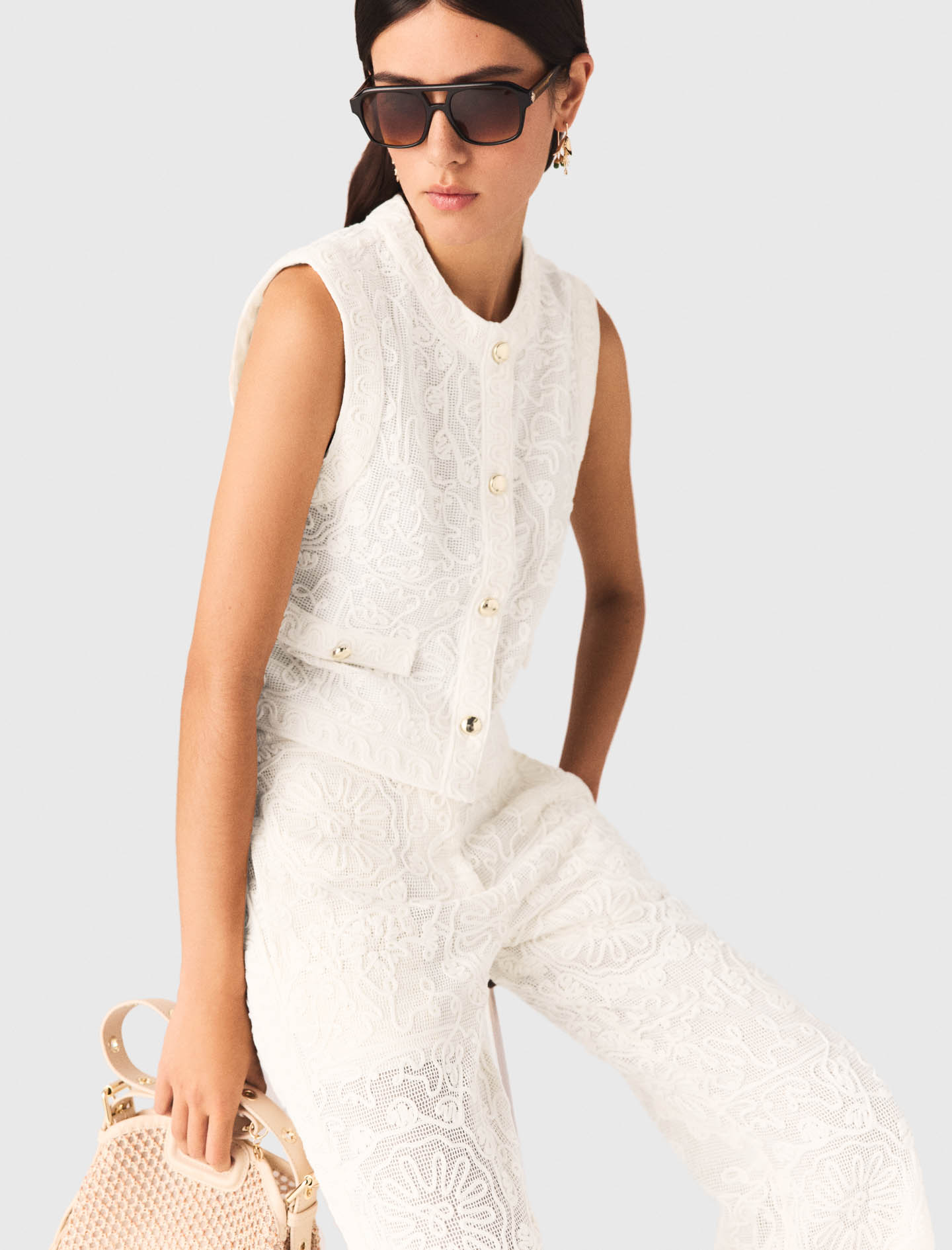 Guipure Lace Jacket