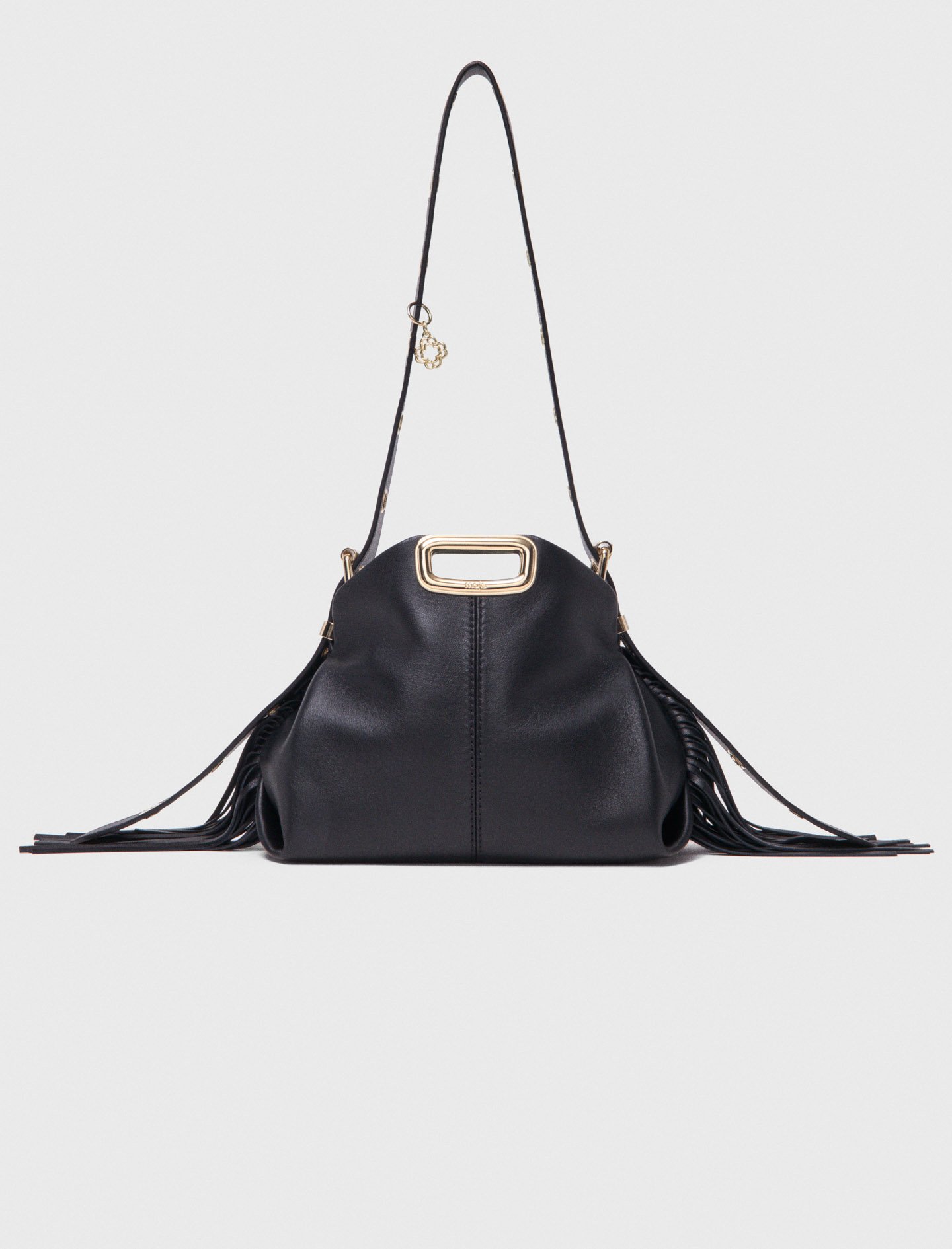 エムエスジィエム サイズＳ S レディース Gold handle Miss M Mini bag Black / Gray For Women | Maje