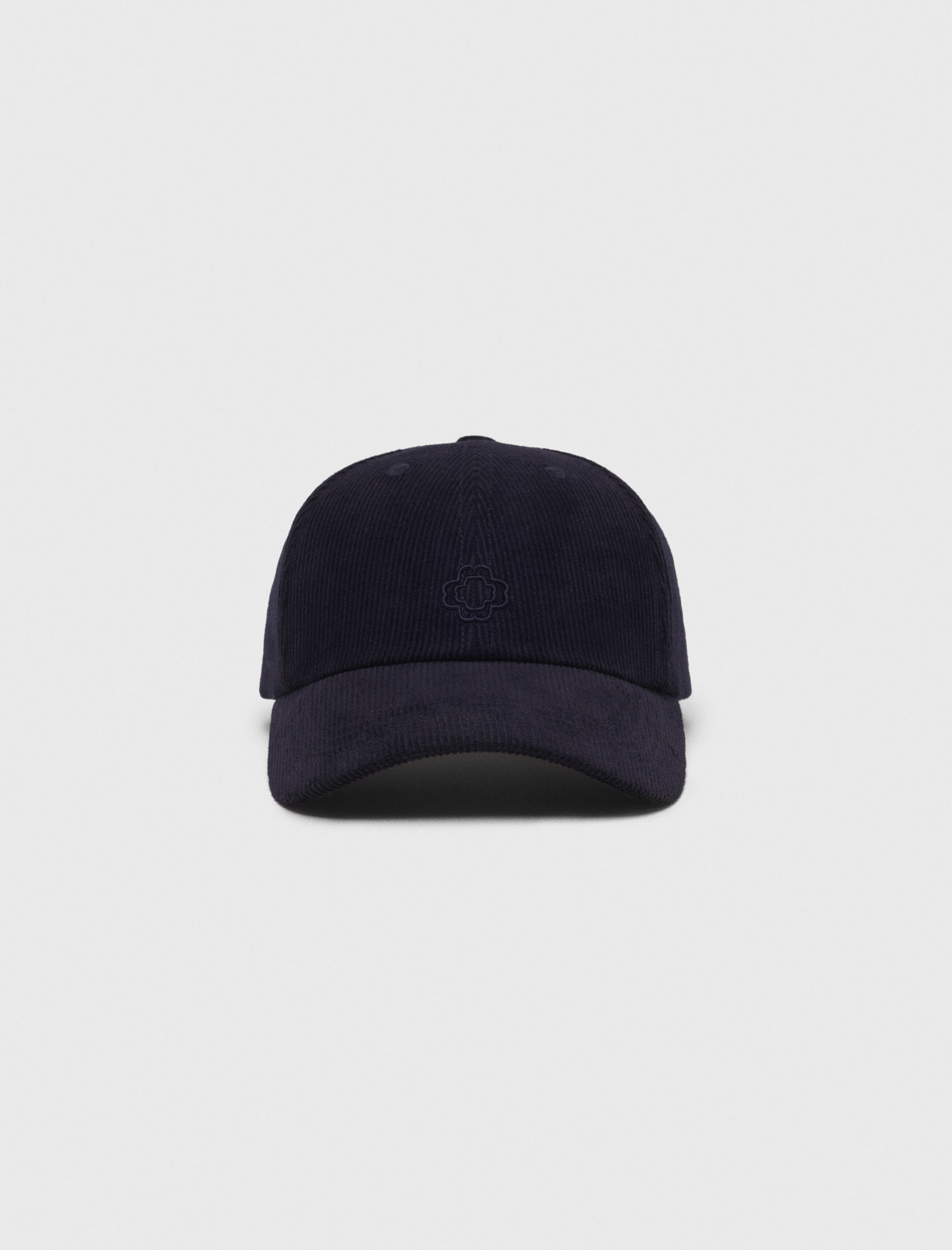 Maje Woman's cotton Corduroy cap for Fall/Winter, in color Navy / Blue