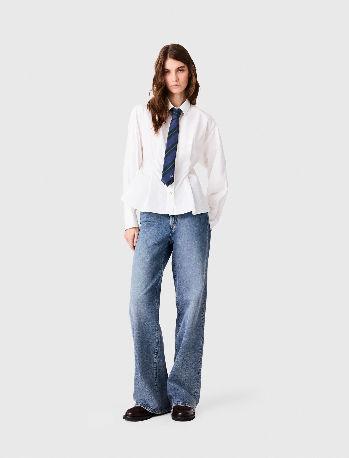 Peplum Button-Up