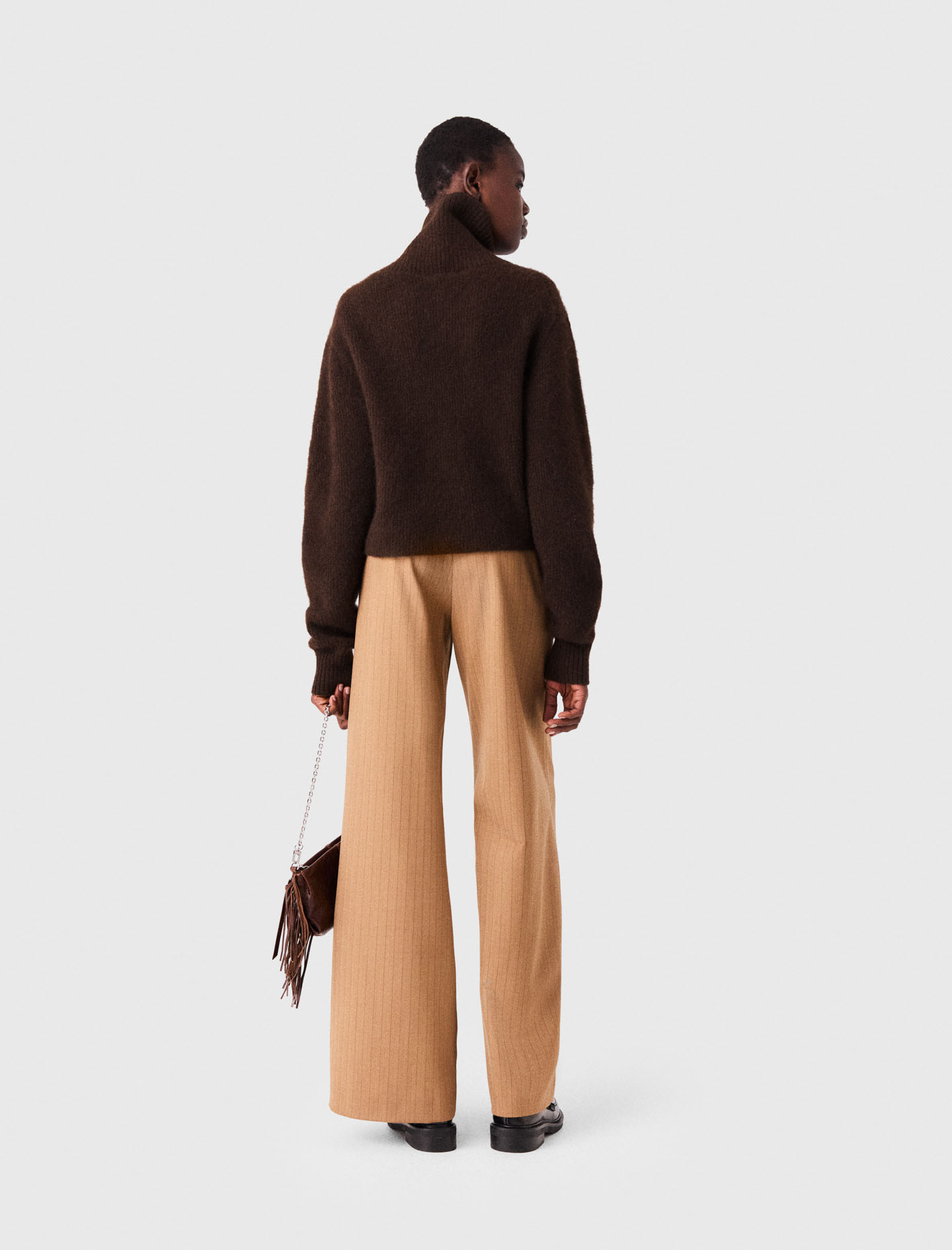 Yak Blend Roll-Neck Sweater