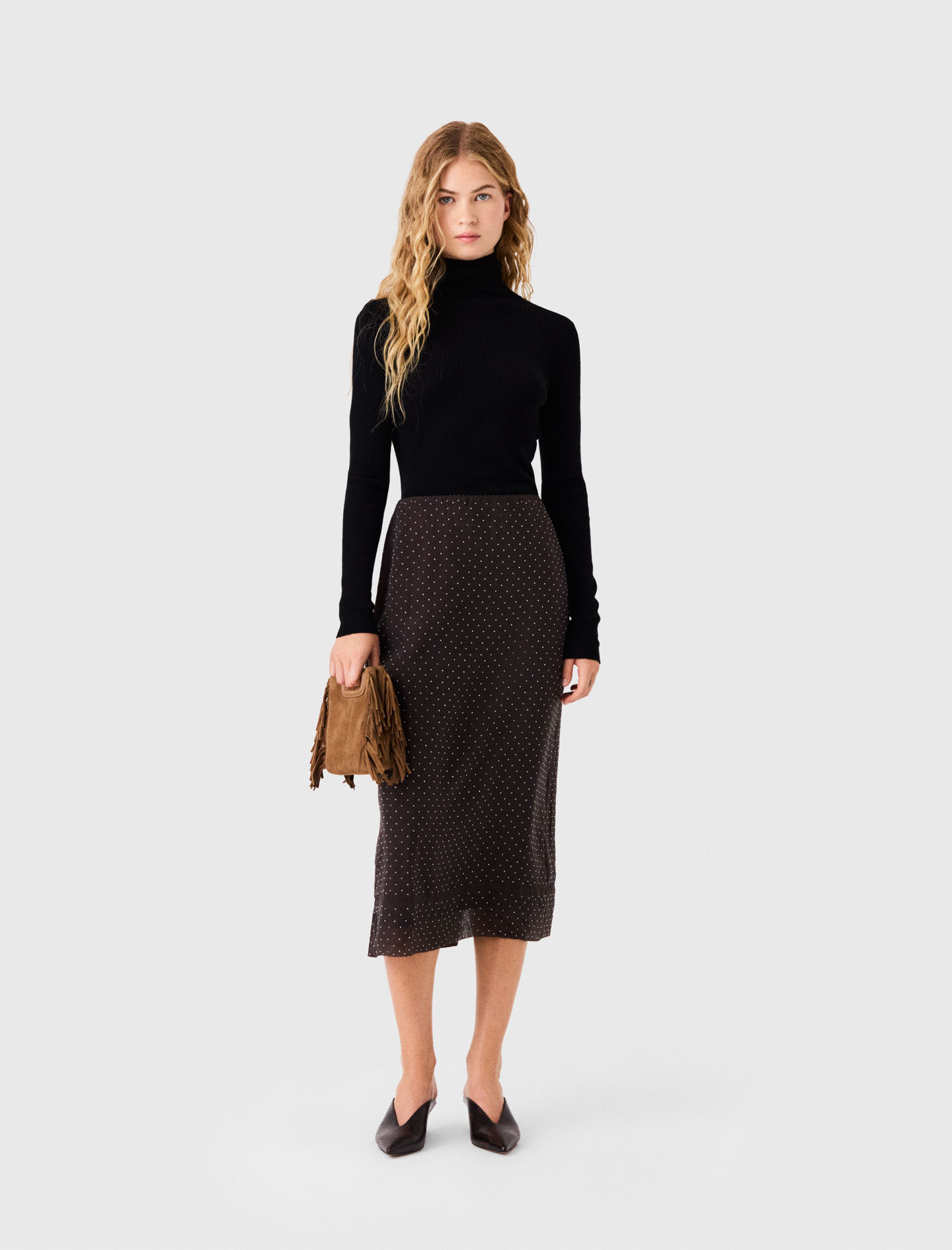 Fitted Turtleneck Sweater