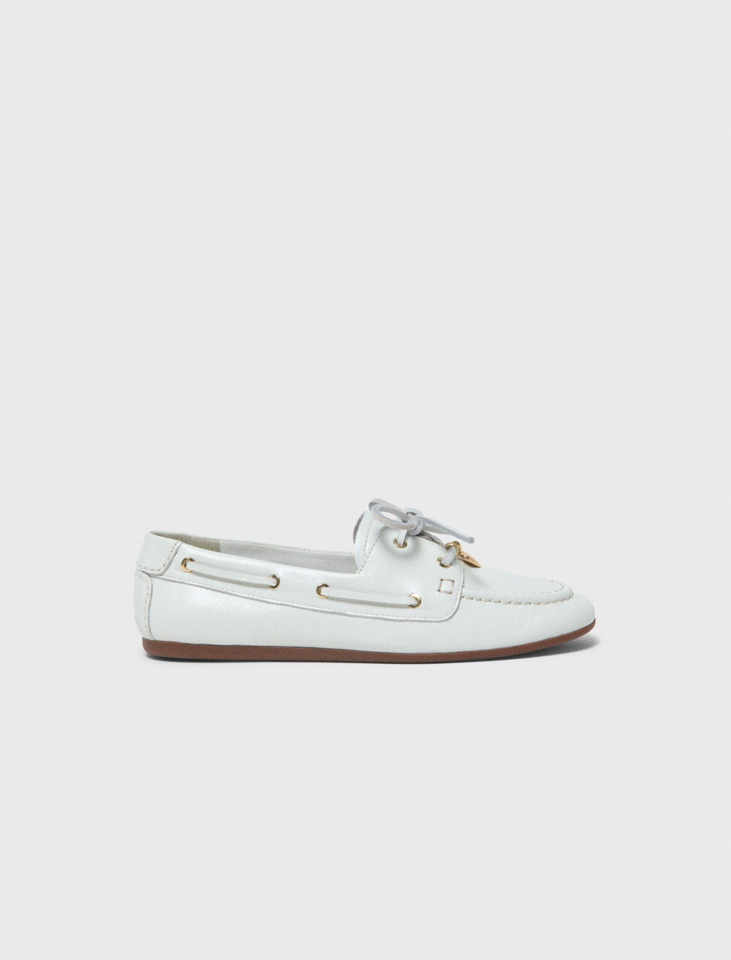 Maje Leather boat shoes