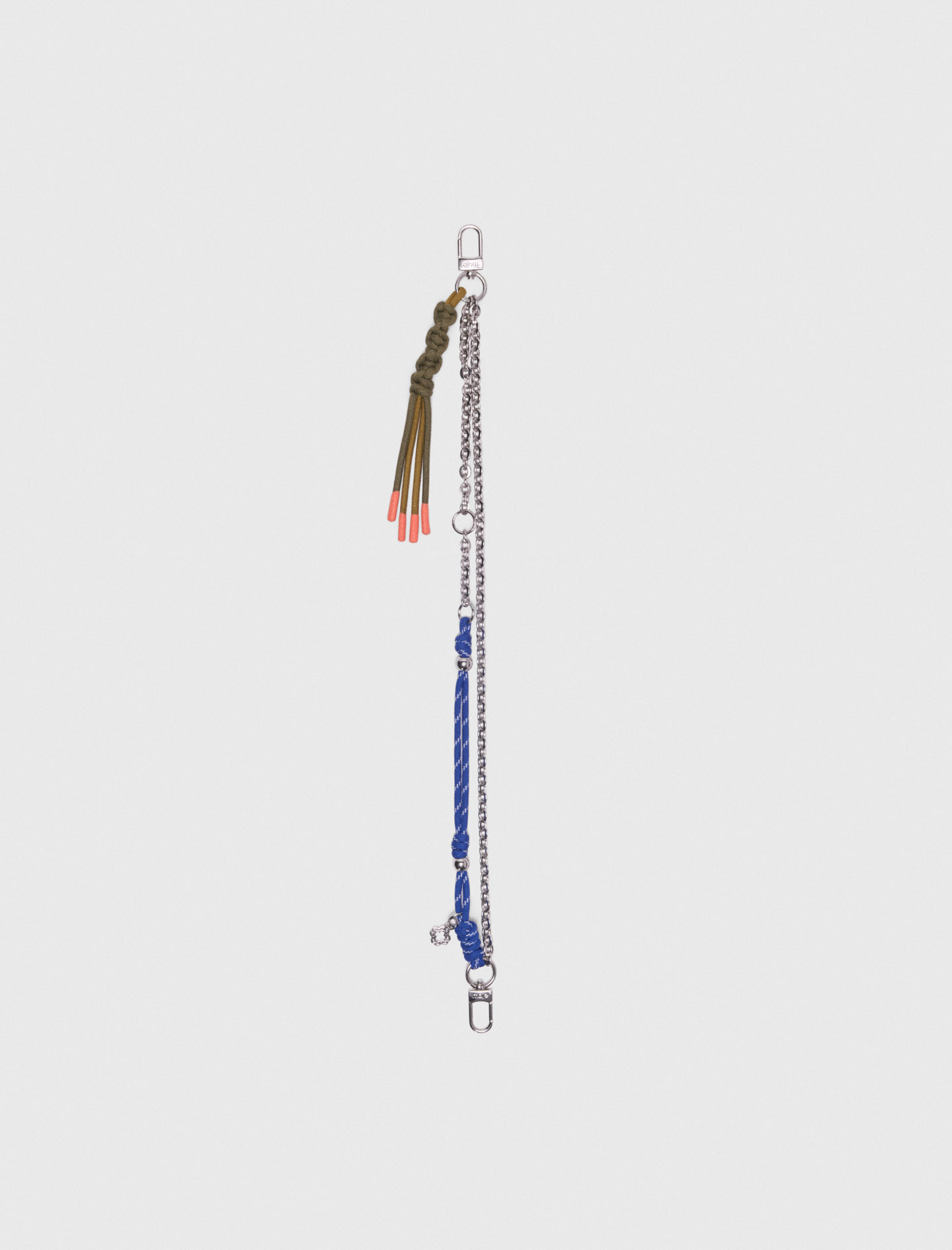 Maje Chain & cord mix bag charms