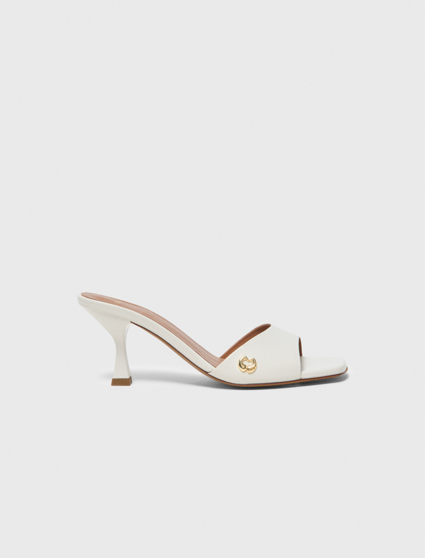 Leather mules White For Women | Maje