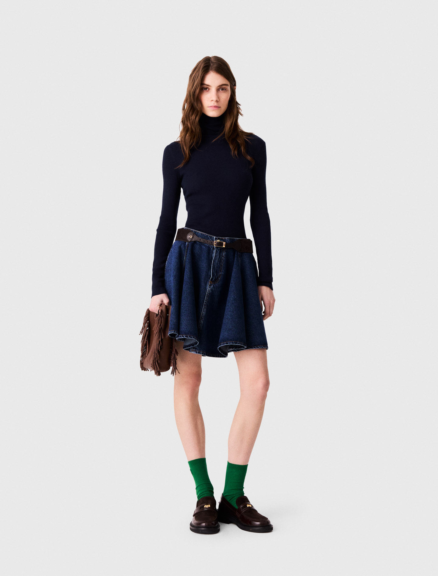 Fitted Turtleneck Sweater