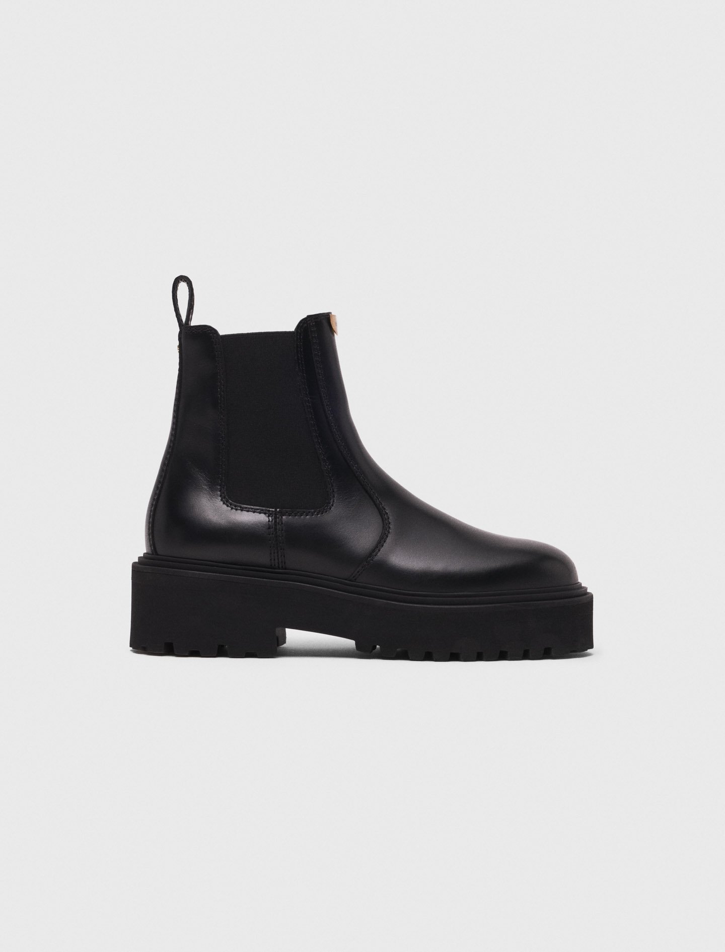 ちょも Chelsea boots Black / Gray For Women | Maje