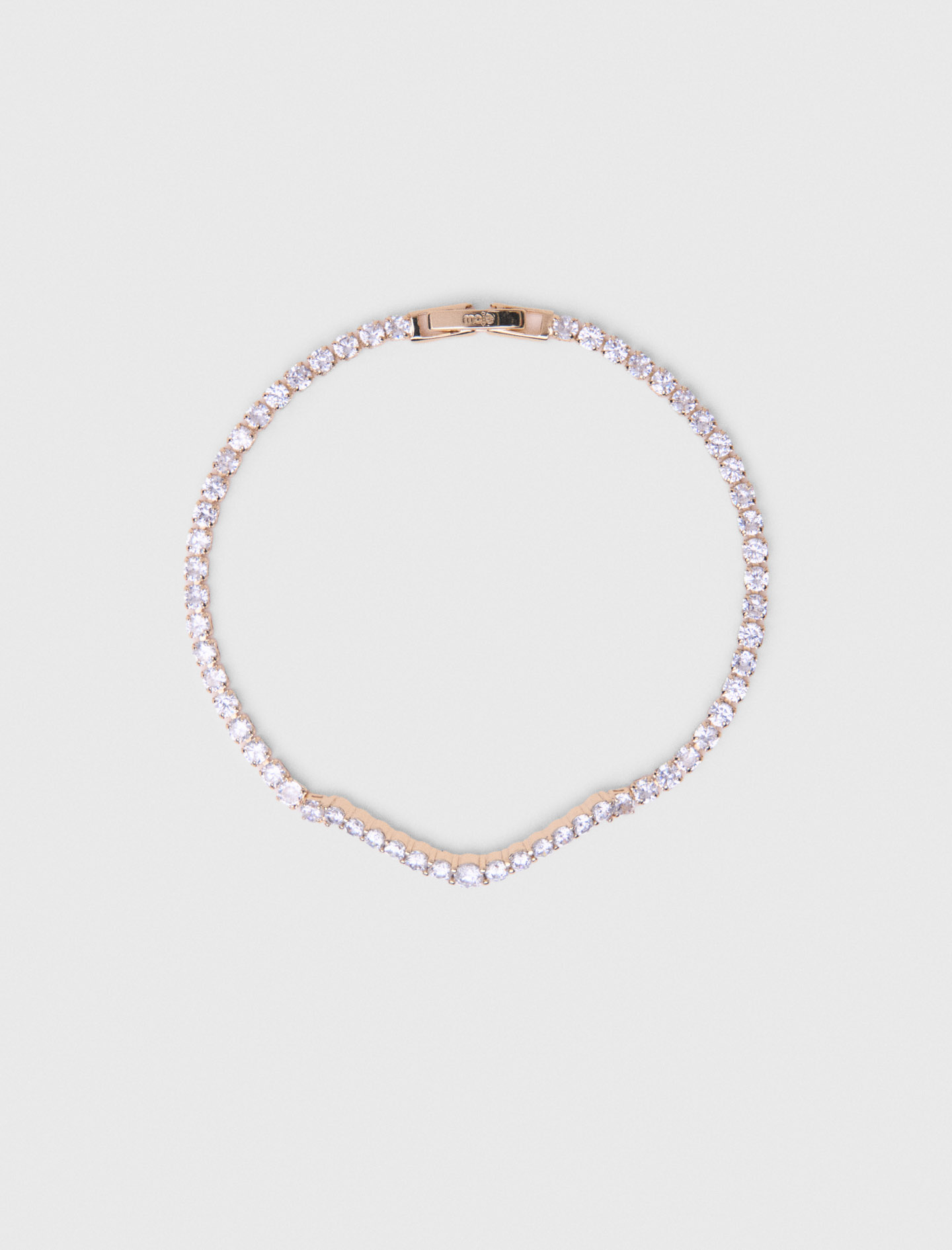 Cascade diamanté bracelet Denim - Jeans For Women | Maje
