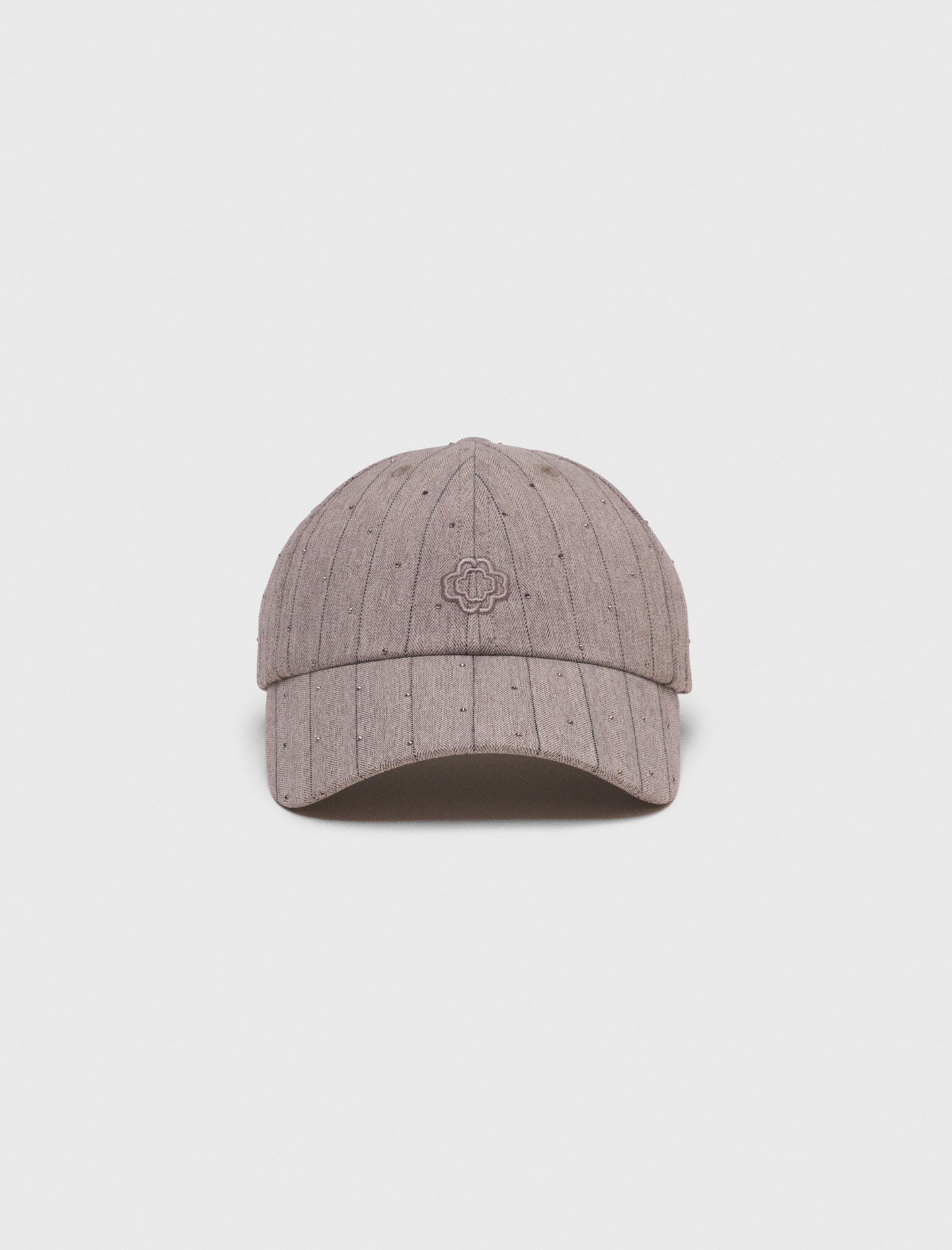 Woman's polyester Printed cotton cap for Fall/Winter, size One Size, in color Light Grey / Grey